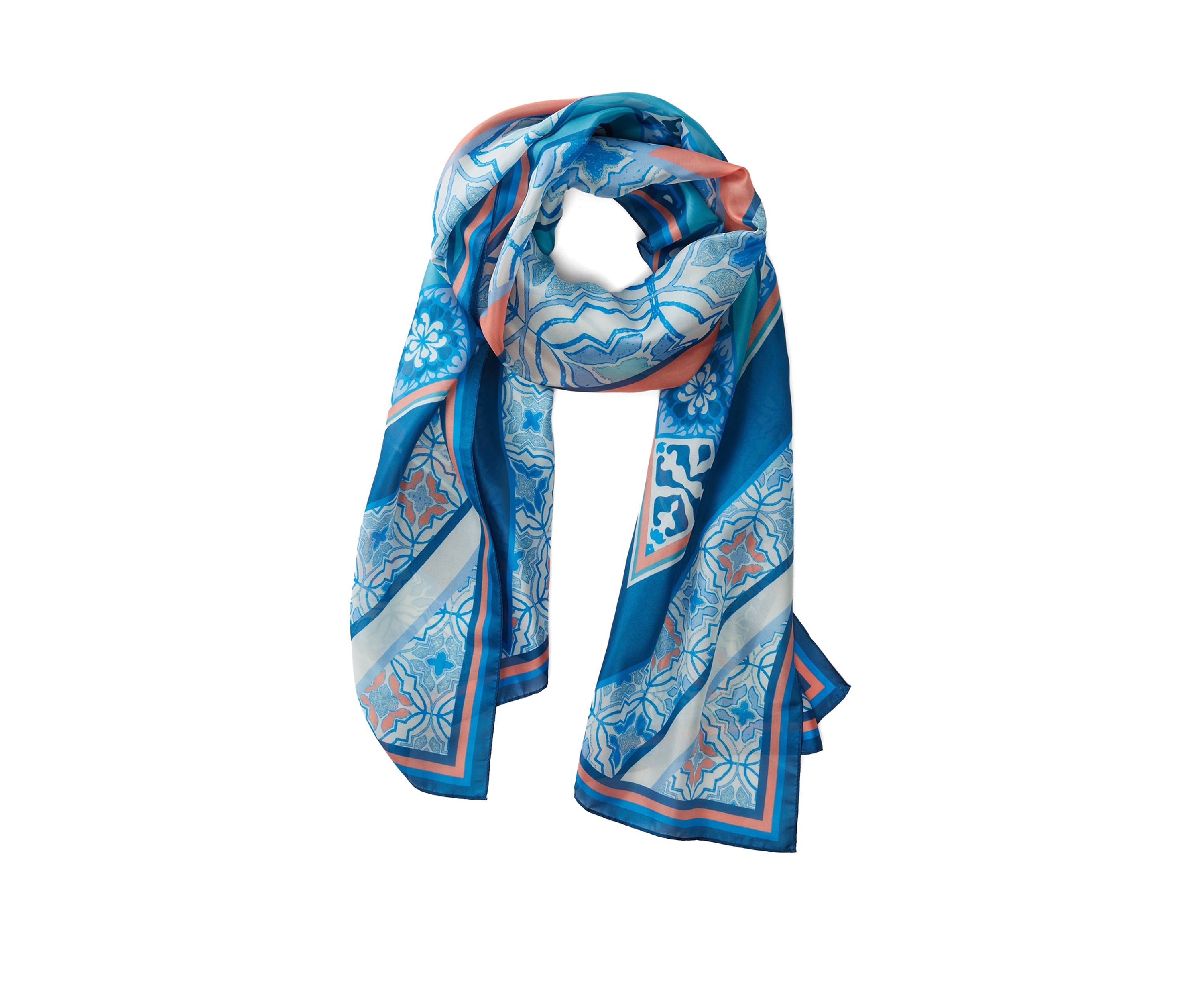 Geometric Print Oblong Scarf