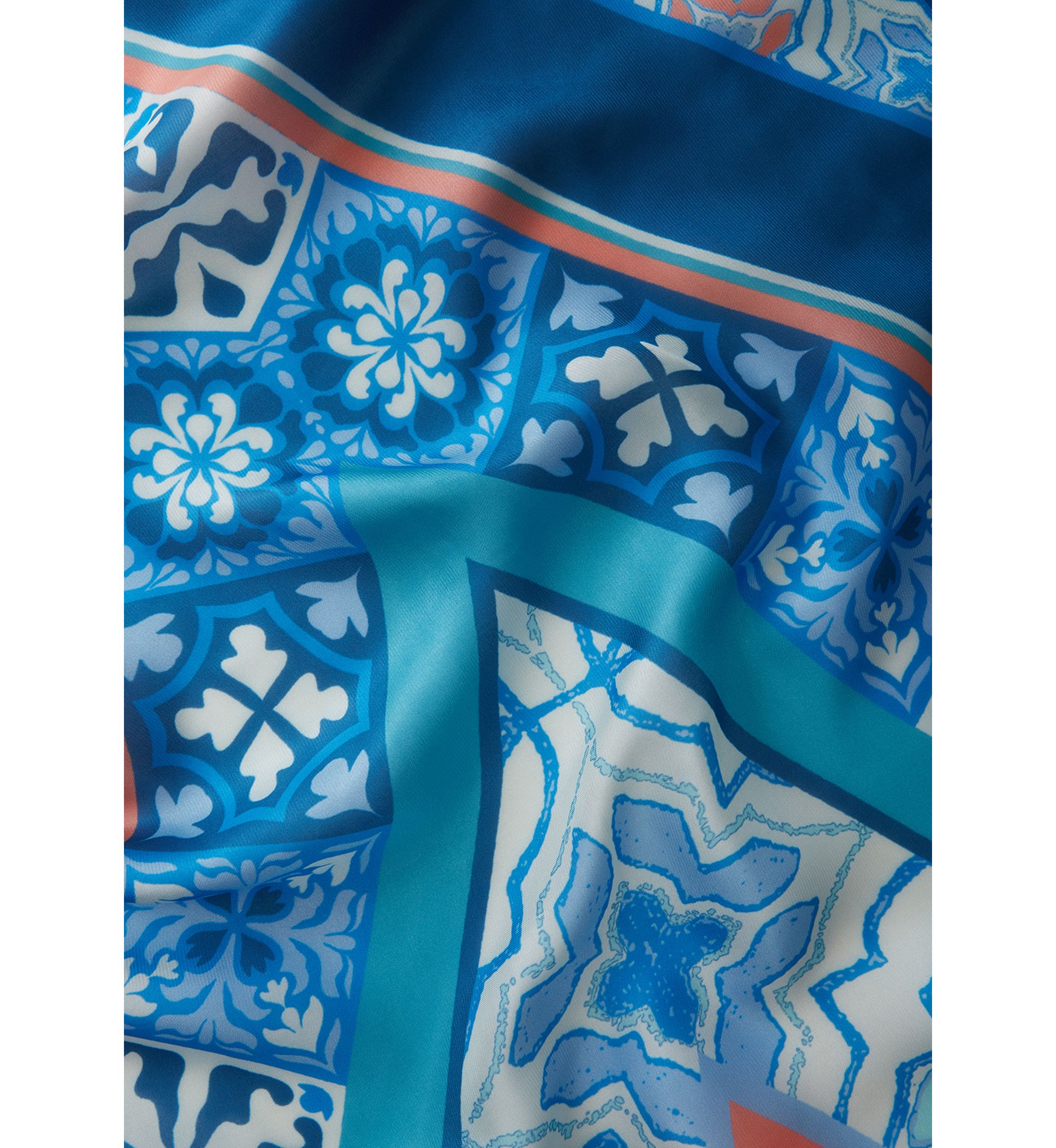 Geometric Print Oblong Scarf