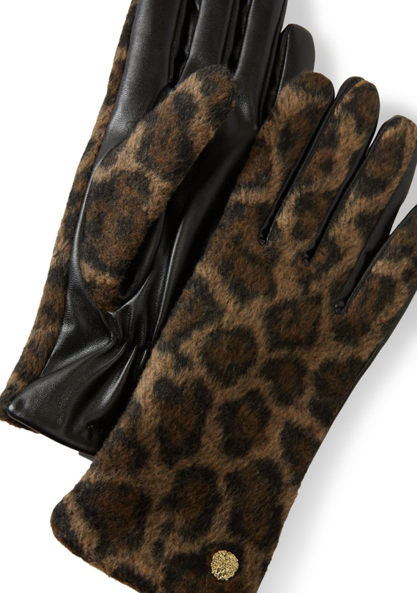 Leopard Pull Up Glove 