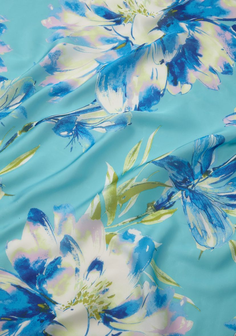 Womens Floral Scarf 