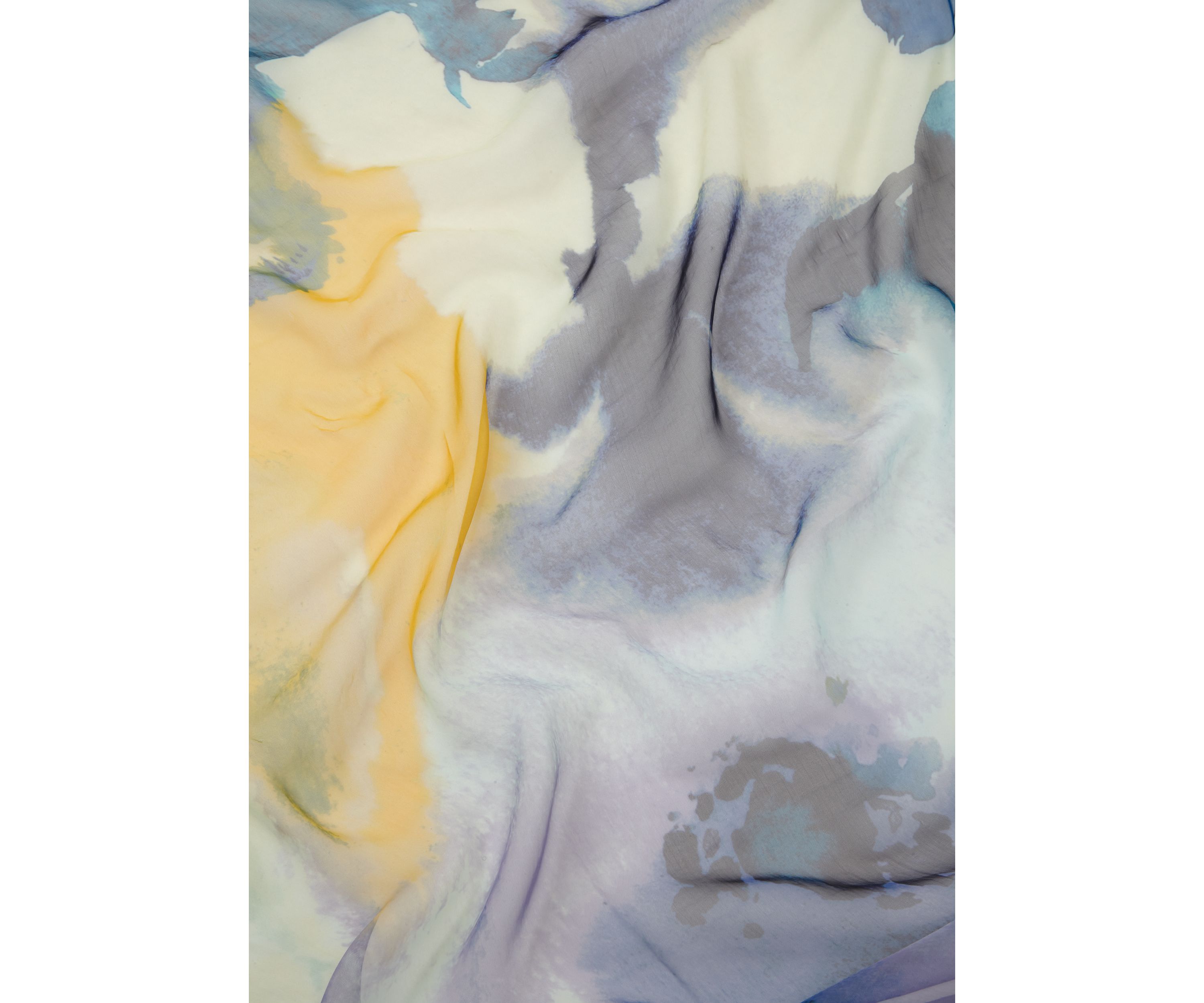 Blooms Printed Polyester Square Scarf