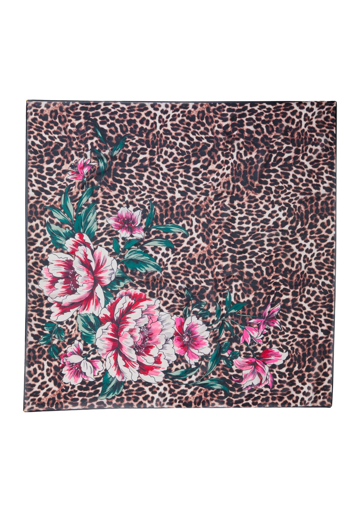 Animal Peony Square Scarf