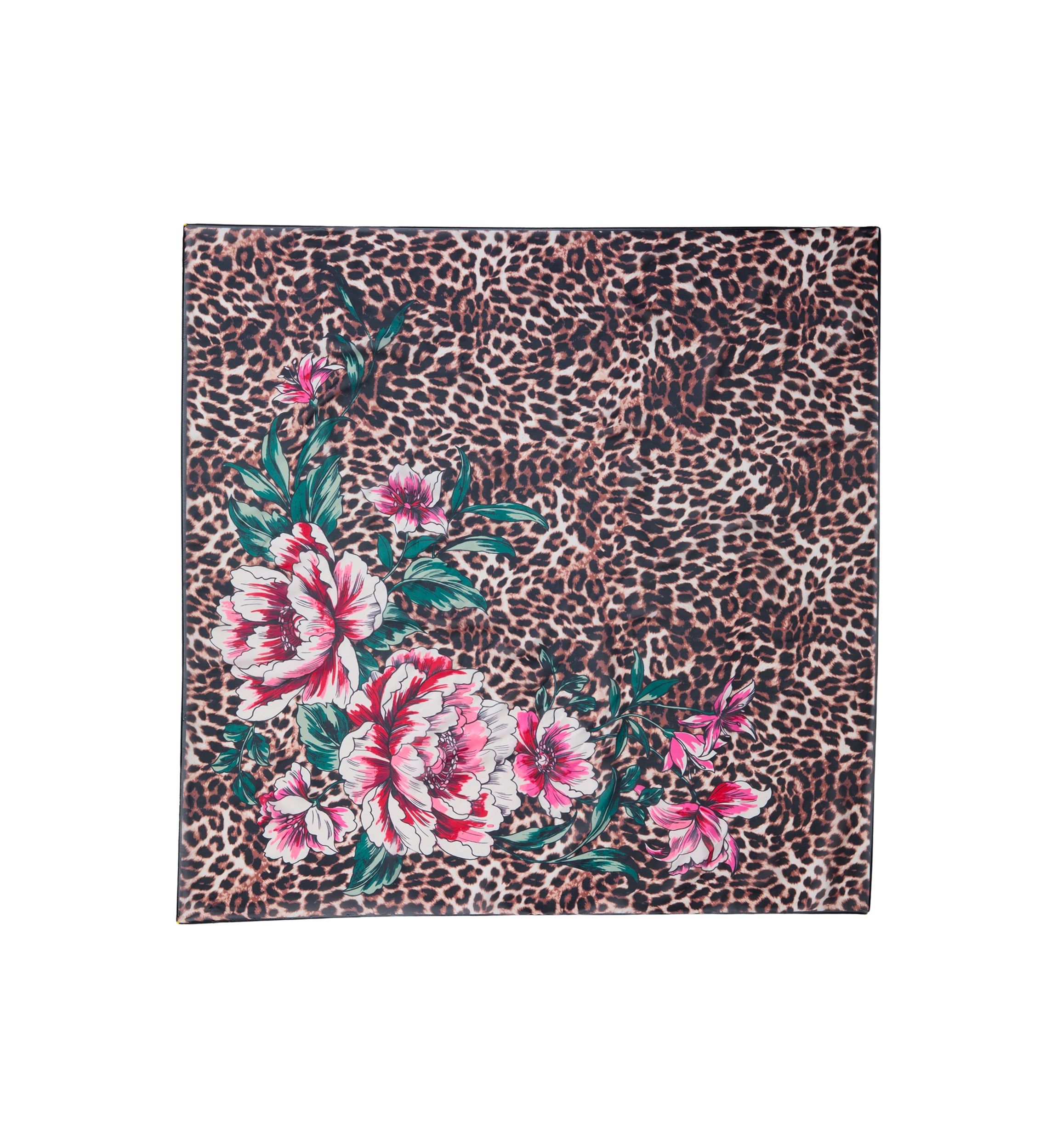 Animal Peony Square Scarf