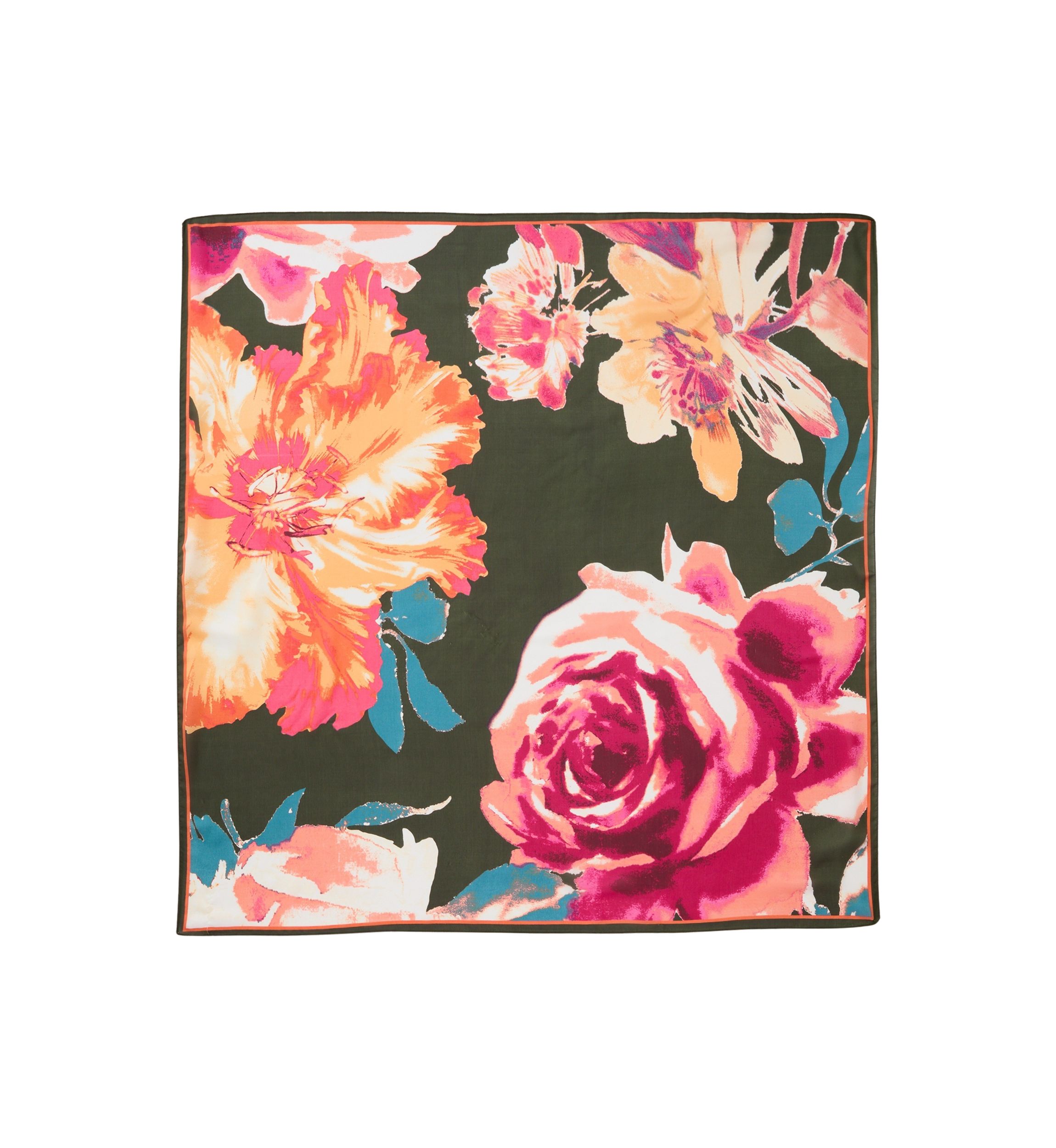 Exploded Blooms Square Scarf