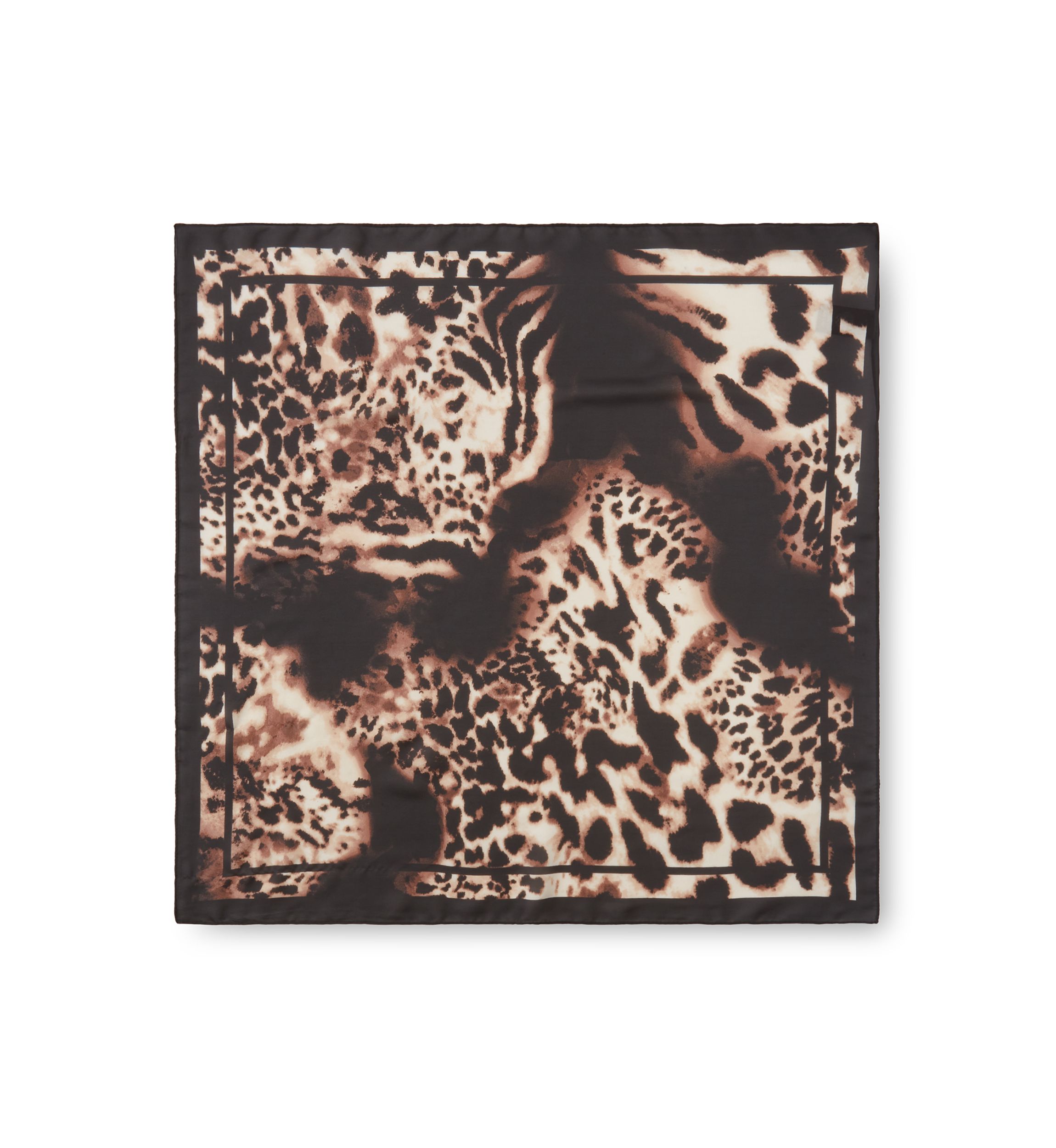 Ombre Animal Poly Square Scarf