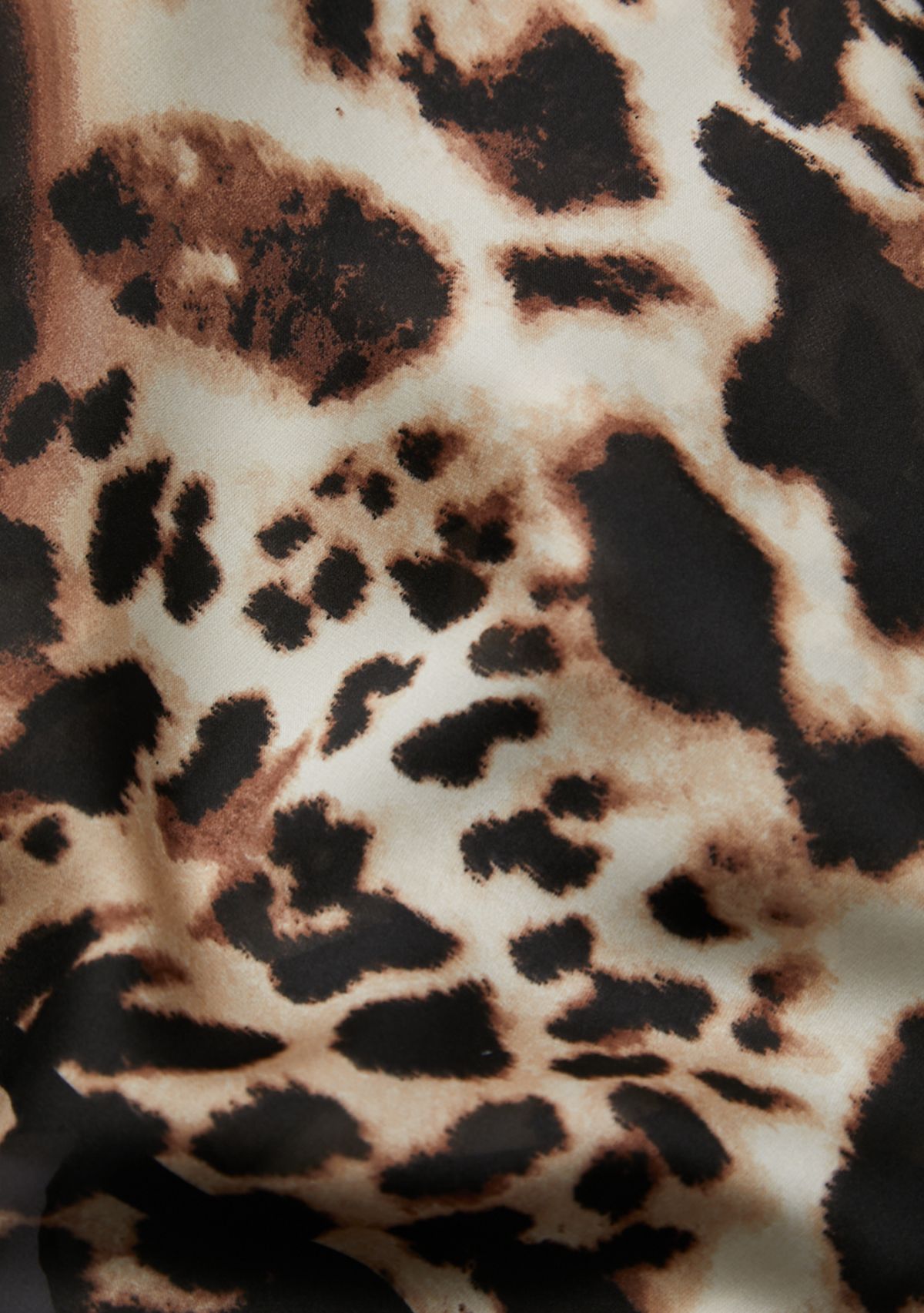 Ombre Animal Poly Square Scarf