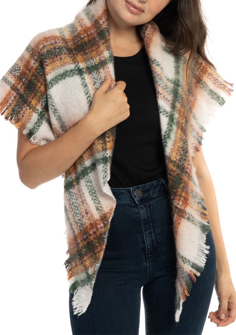 Printed Triangle Scarf