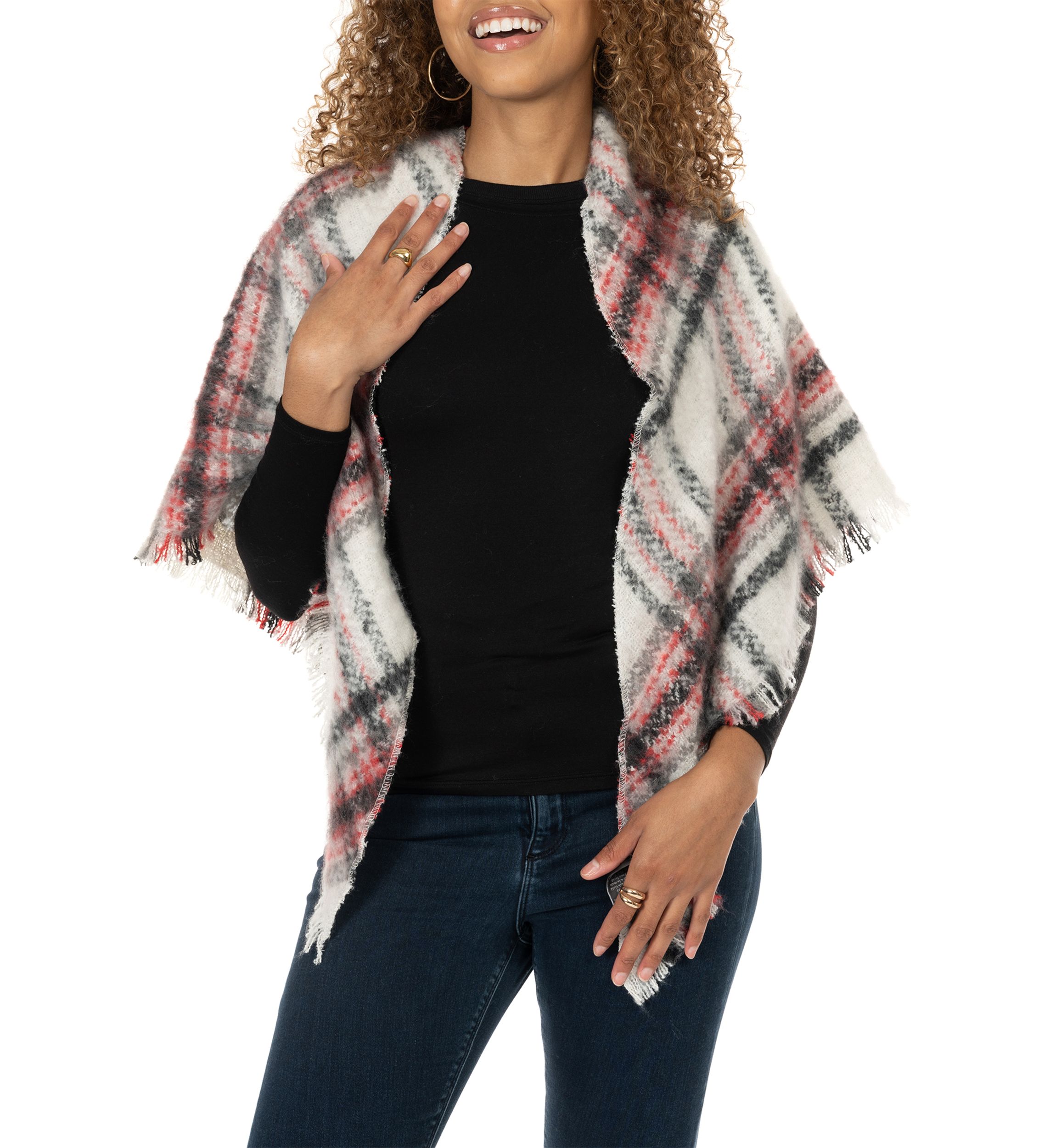 Printed Triangle Scarf