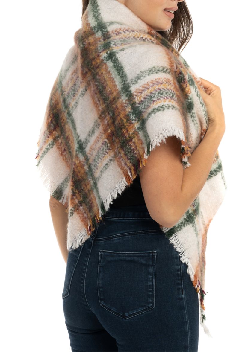 Printed Triangle Scarf