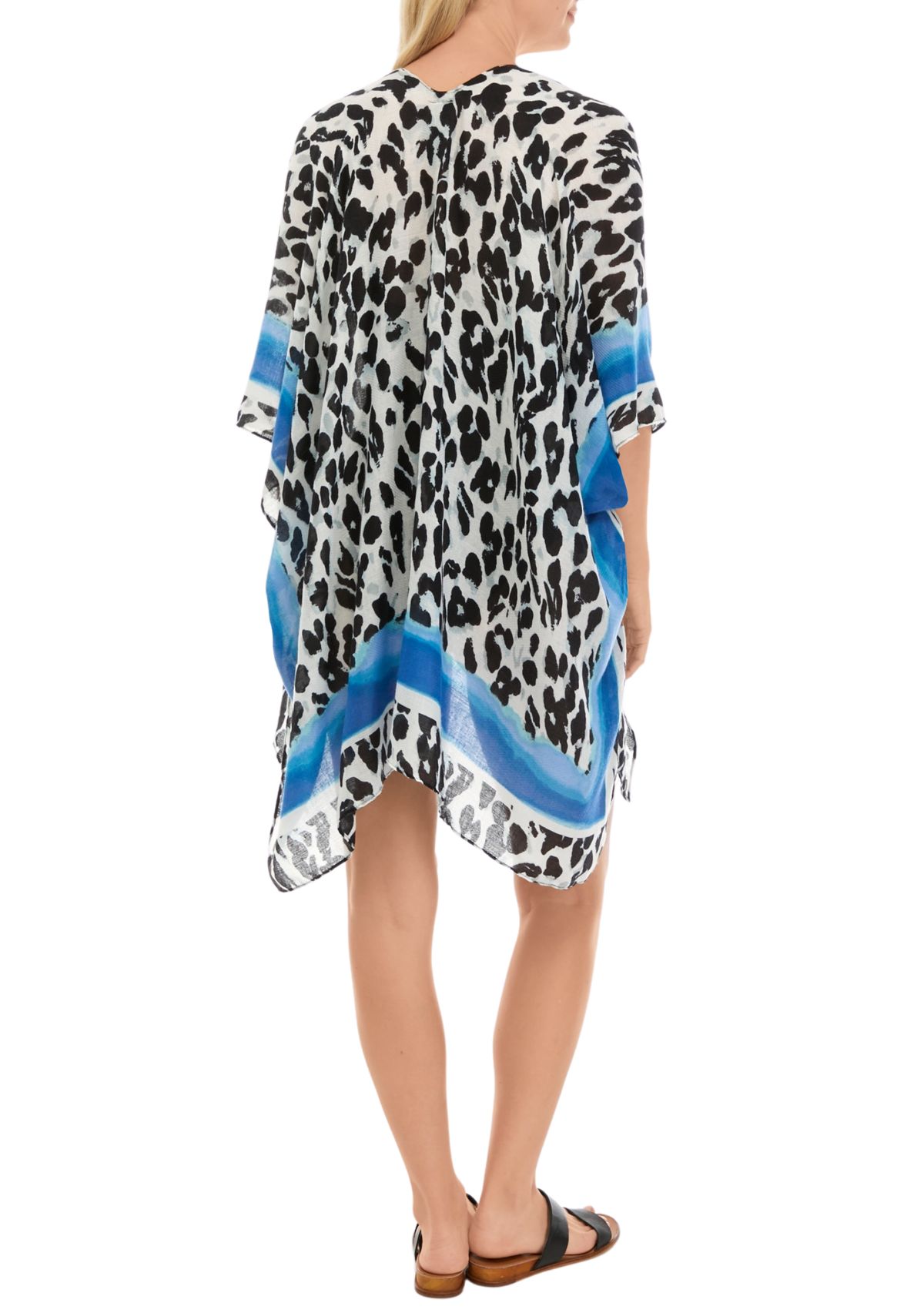 Womens Leopard Dye Topper