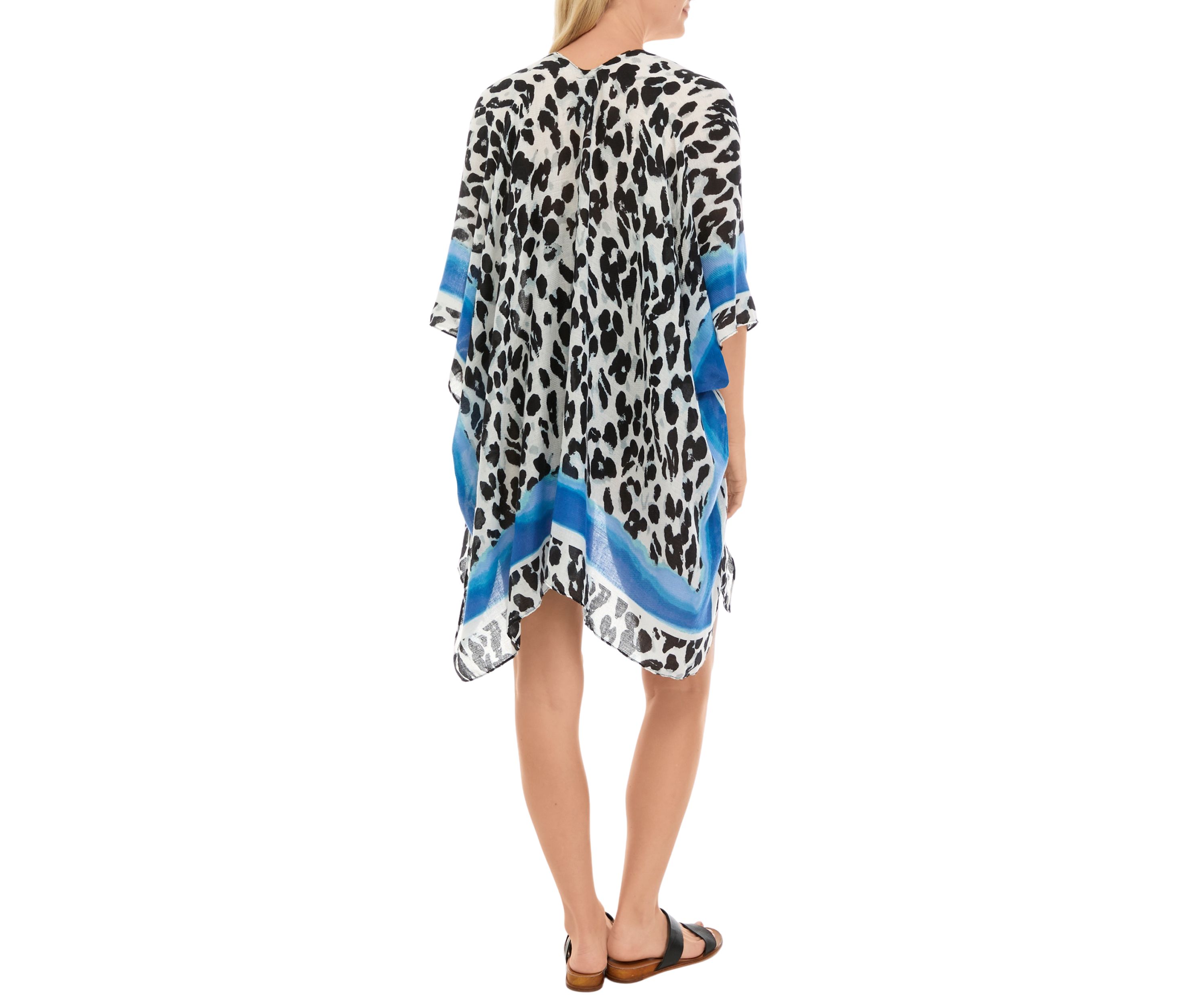 Womens Leopard Dye Topper
