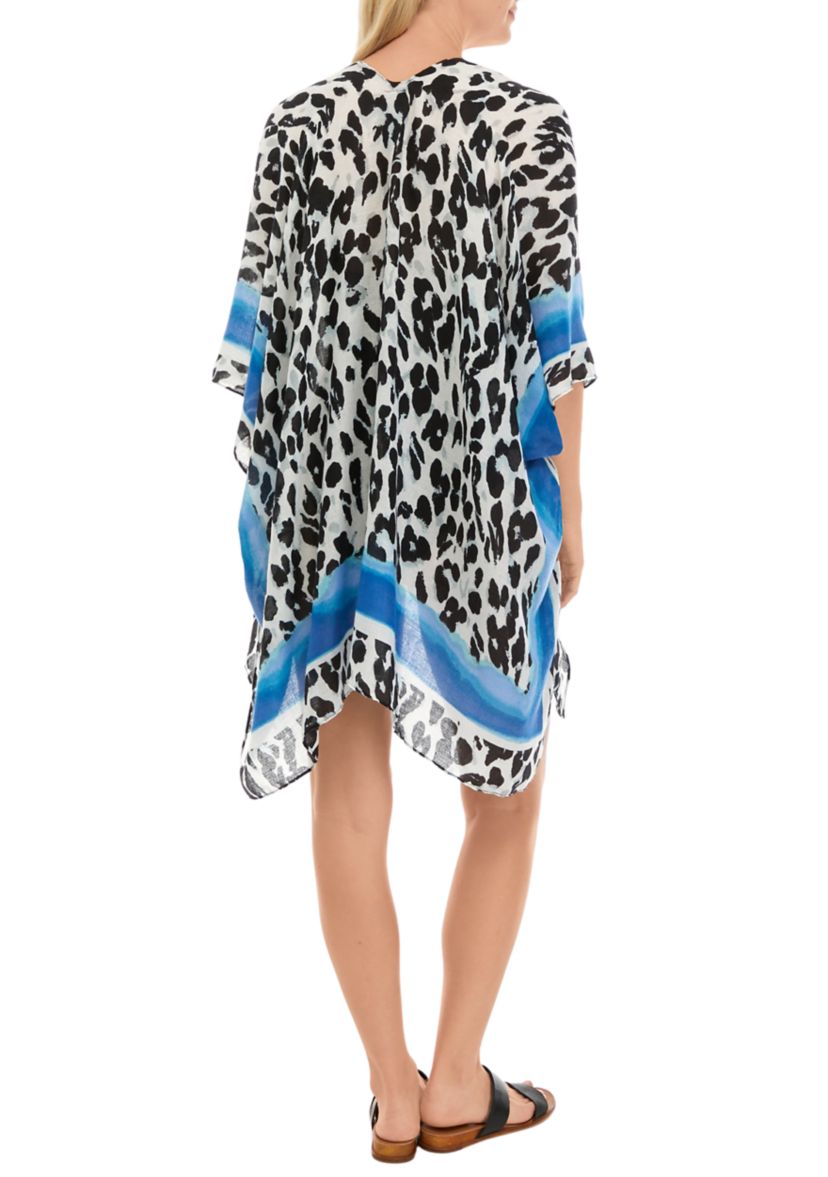 Womens Leopard Dye Topper
