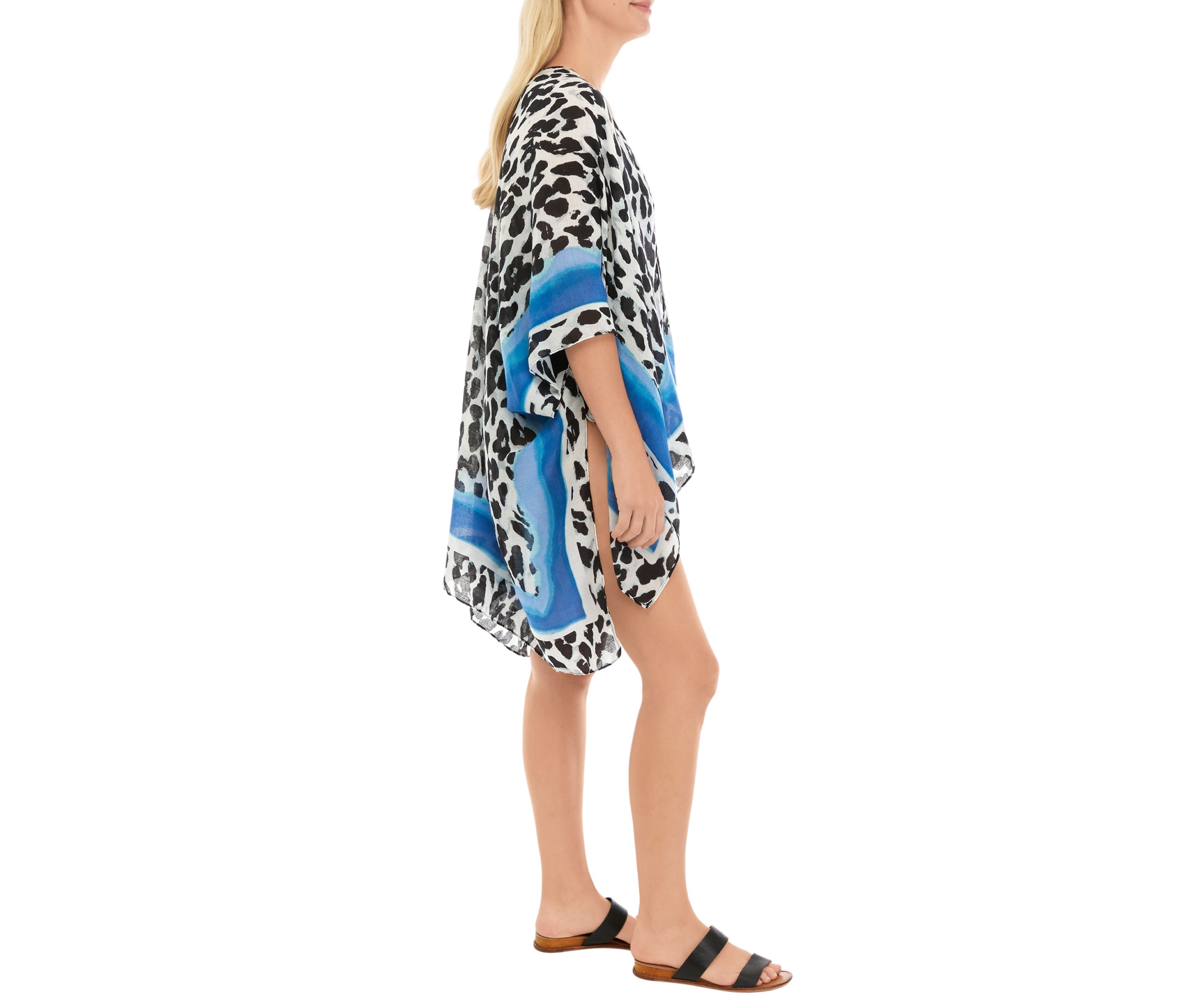 Womens Leopard Dye Topper