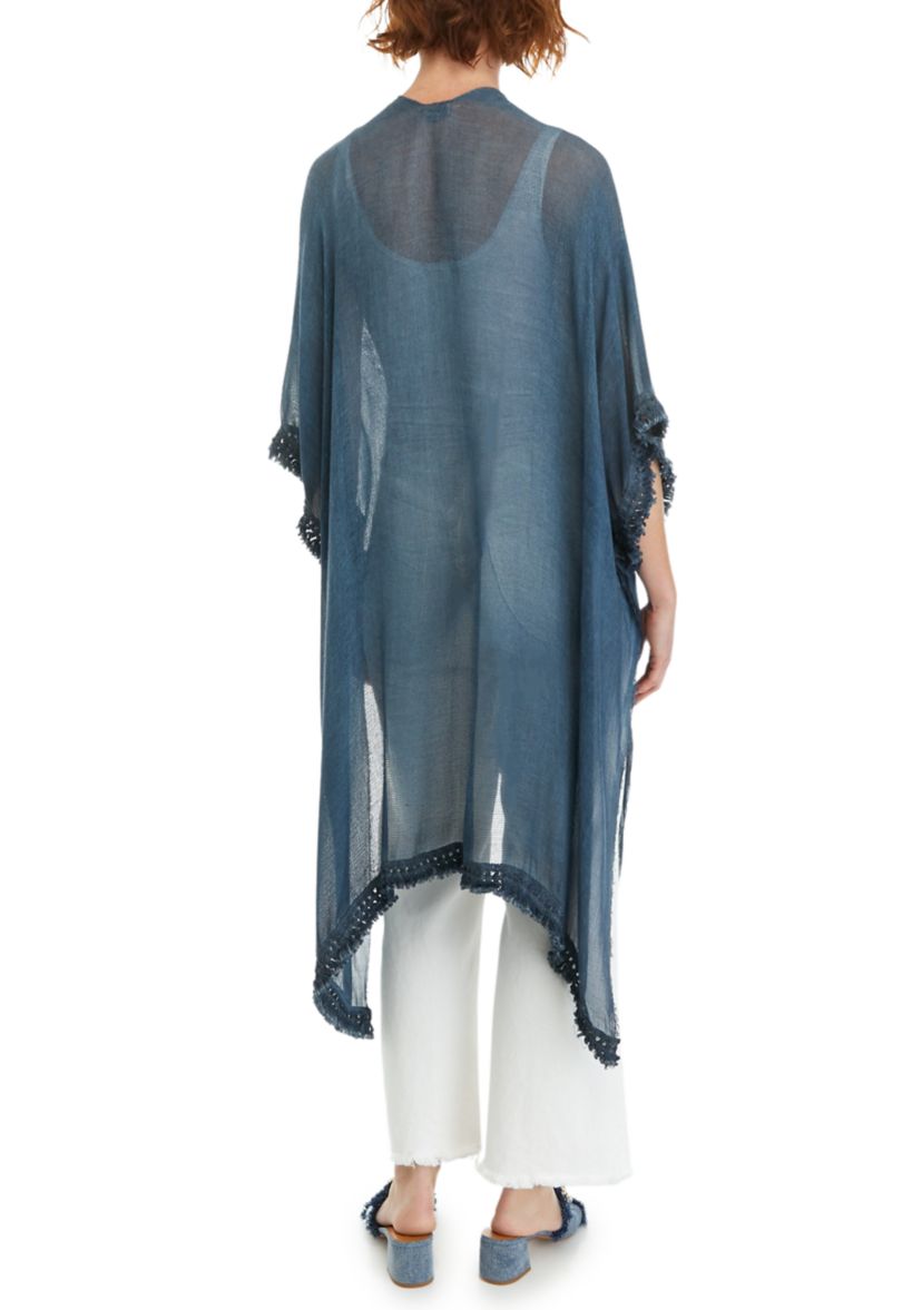 Textured Topper with Novelty Fringe Trim