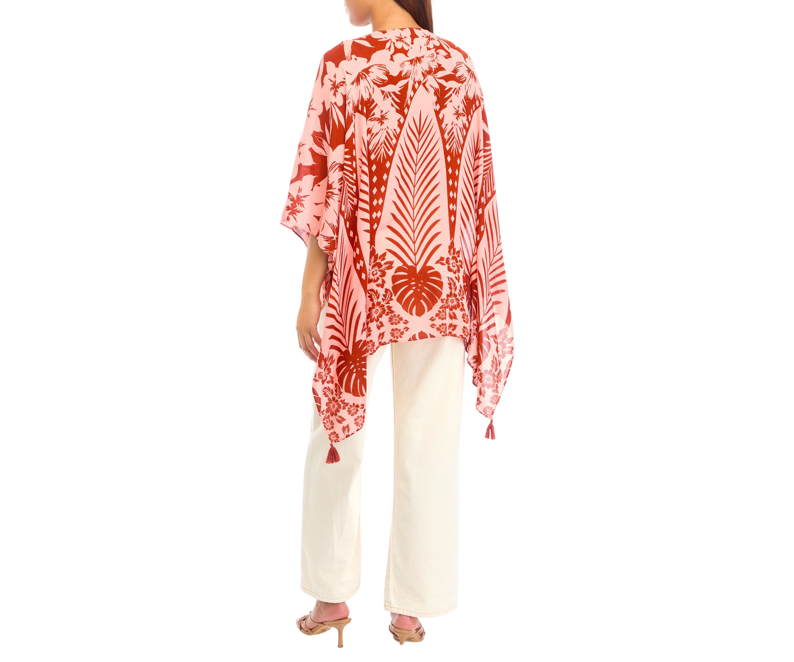 Tropical Print Kimono
