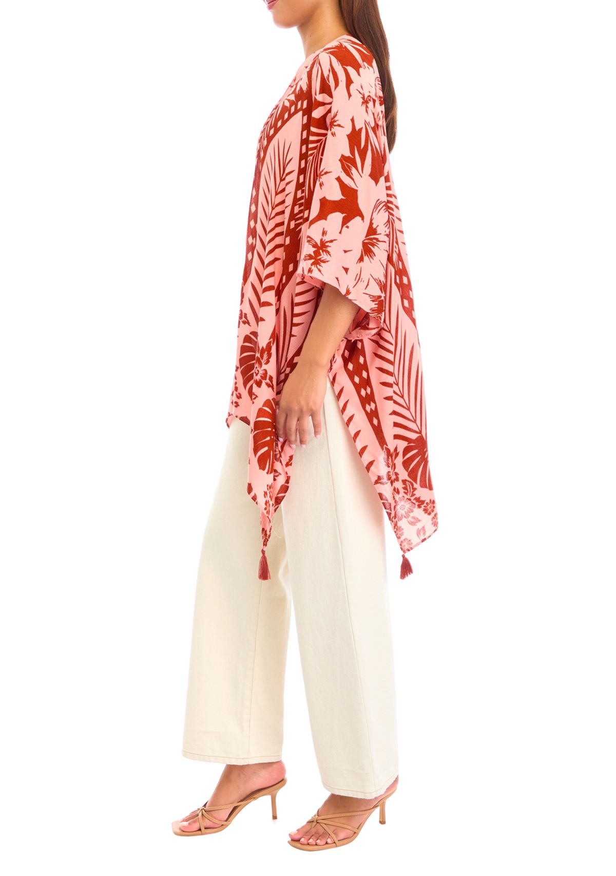 Tropical Print Kimono