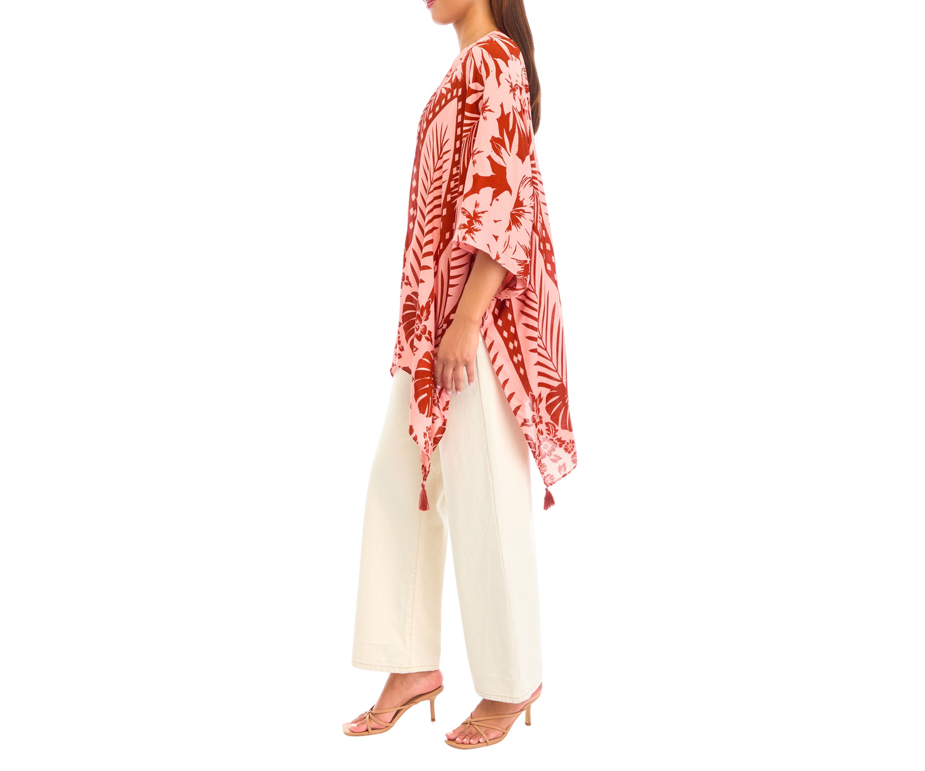 Tropical Print Kimono