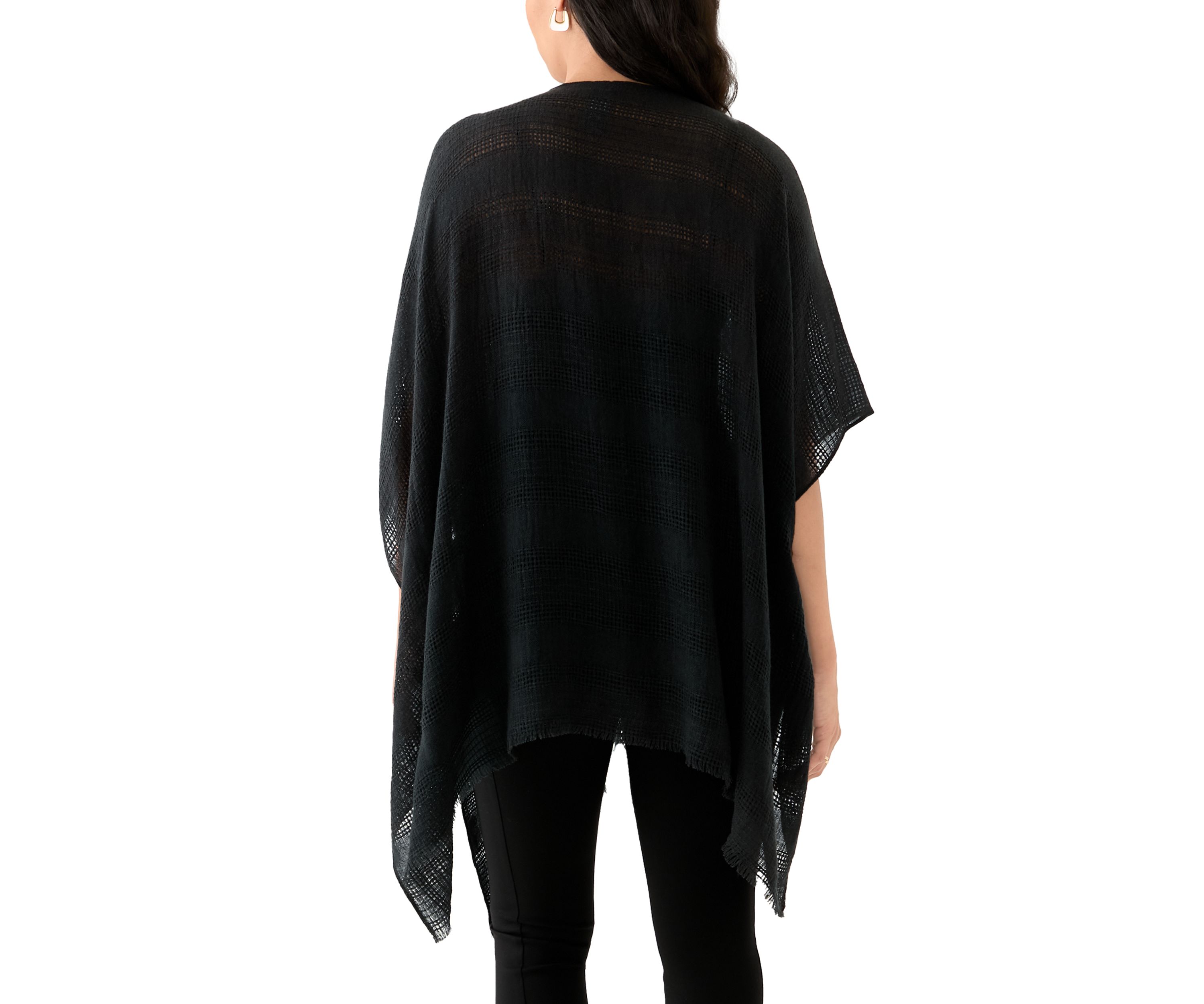 Womens Stripe Weave Topper