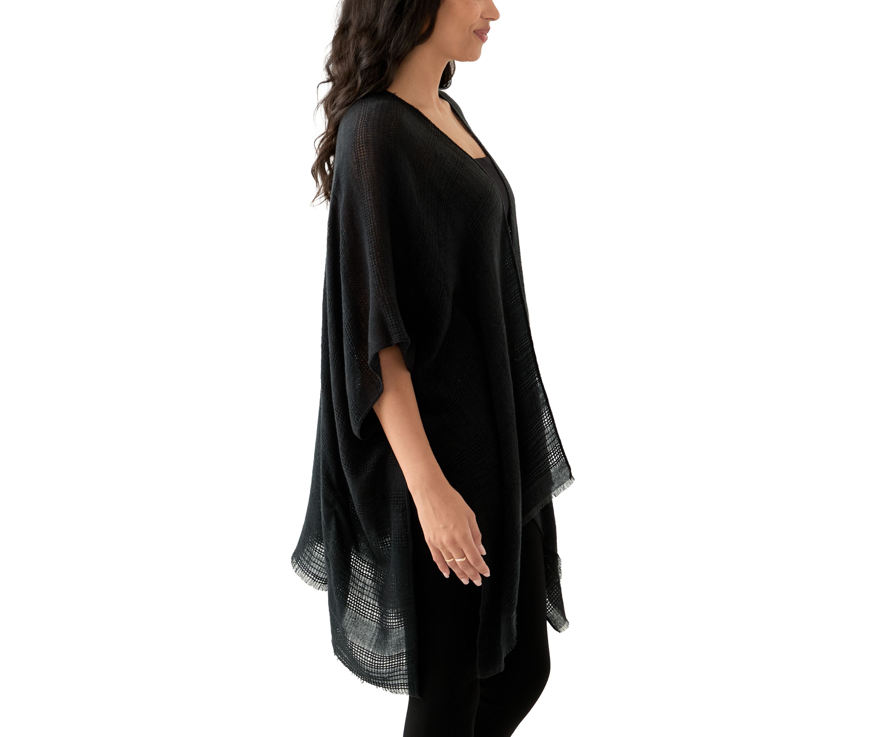 Womens Stripe Weave Topper