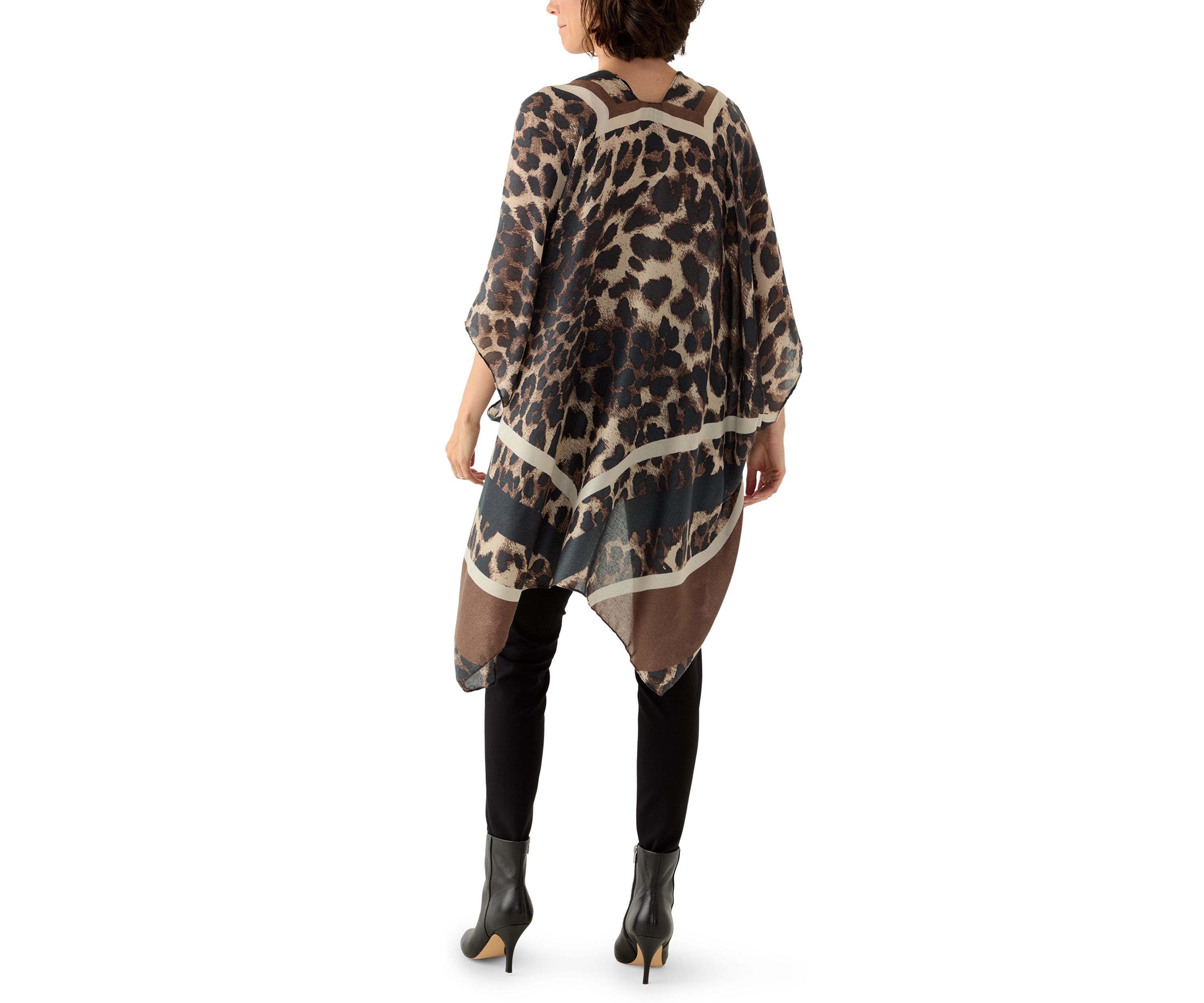 Chevron Leopard Print Topper