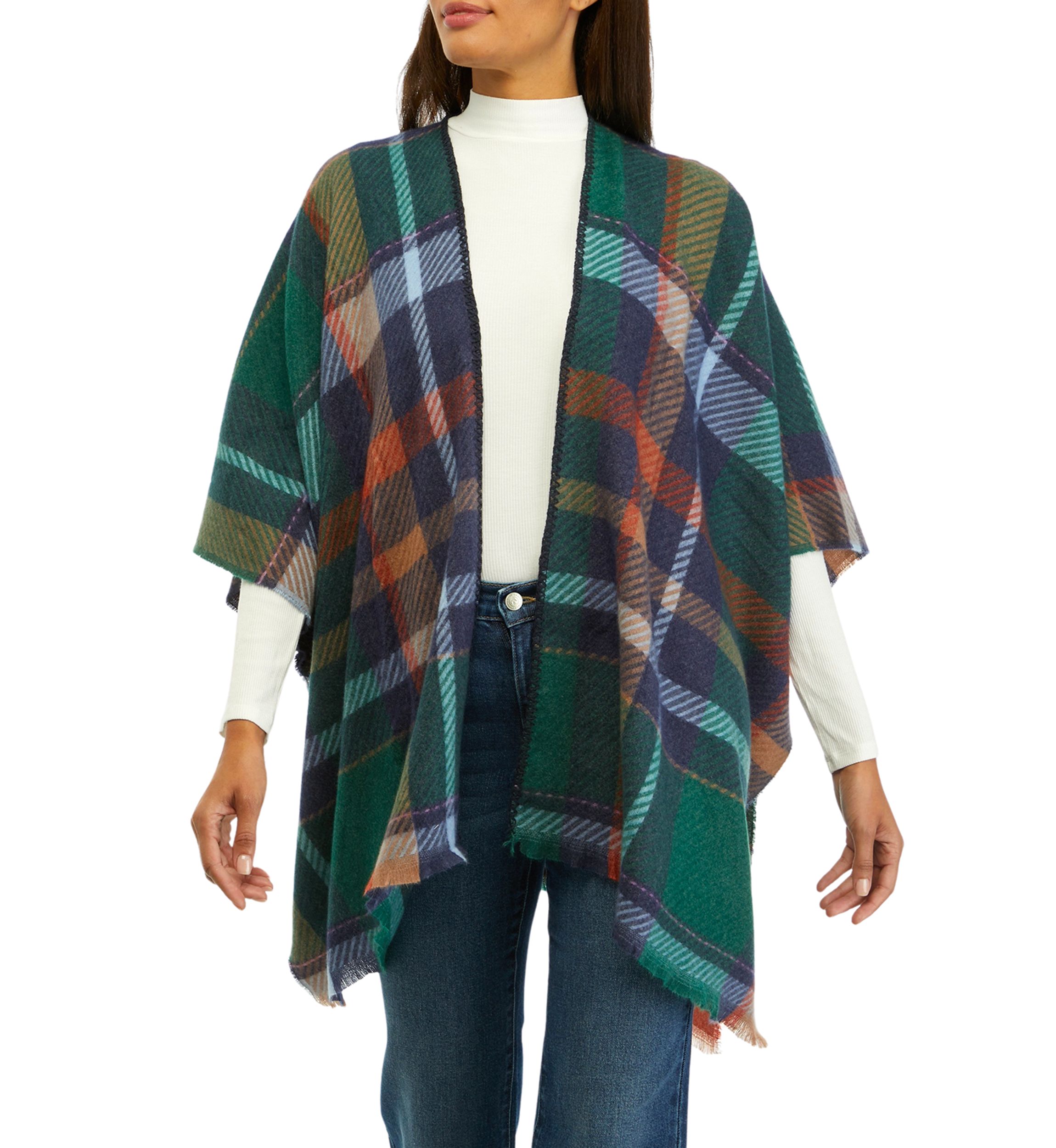 Womens Plaid Super Soft Topper