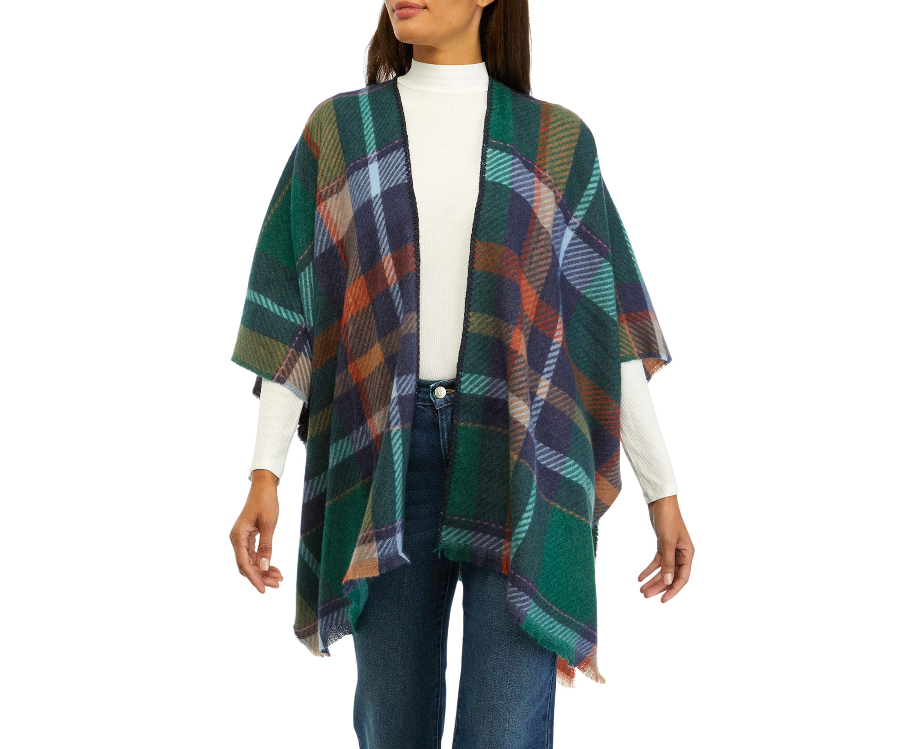 Womens Plaid Super Soft Topper