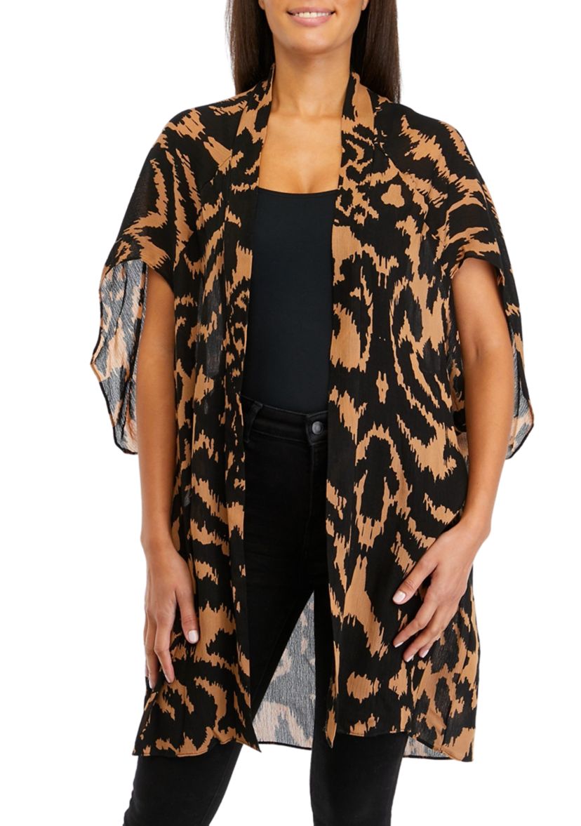 Womens Animal Print Topper