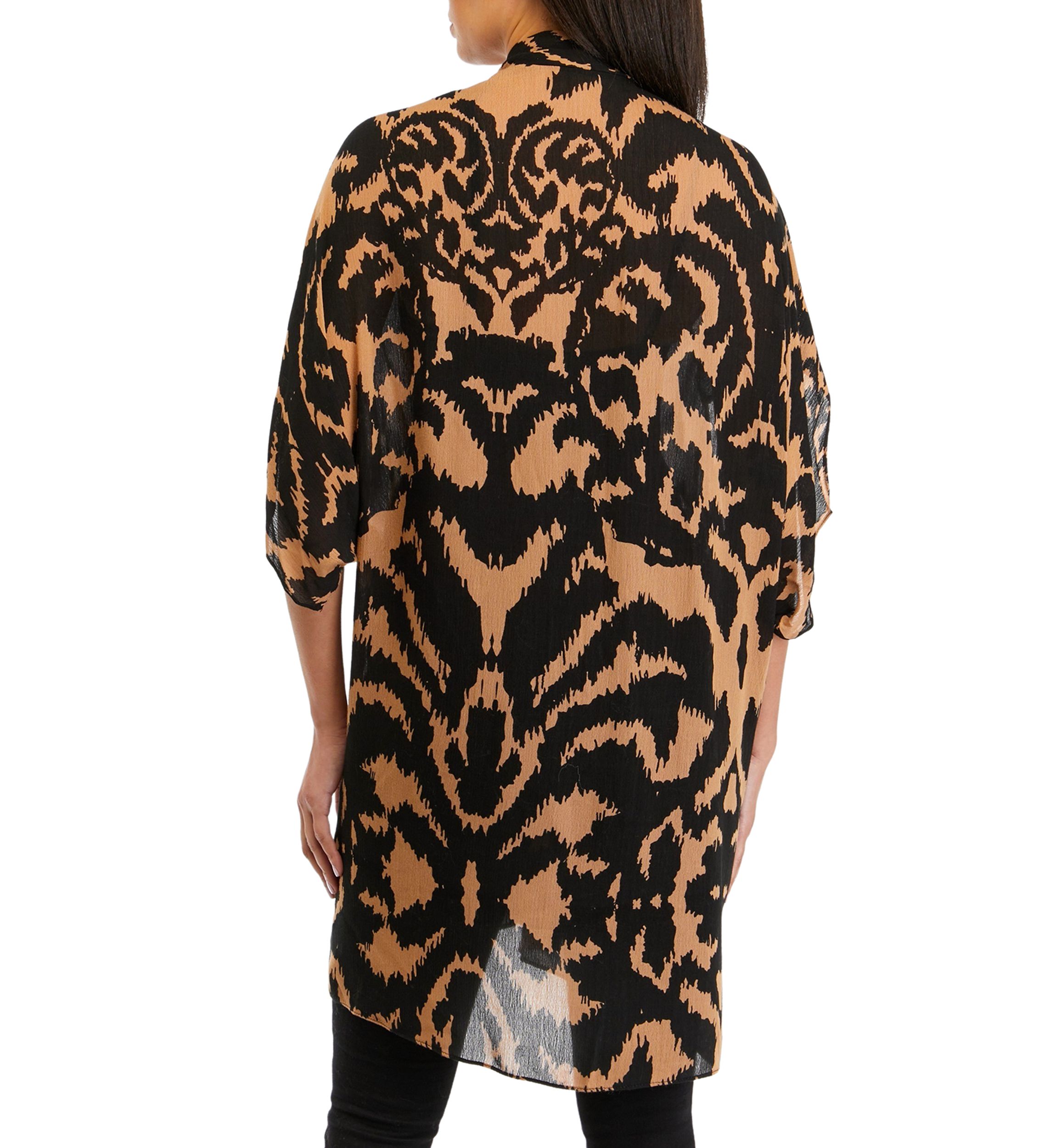 Womens Animal Print Topper