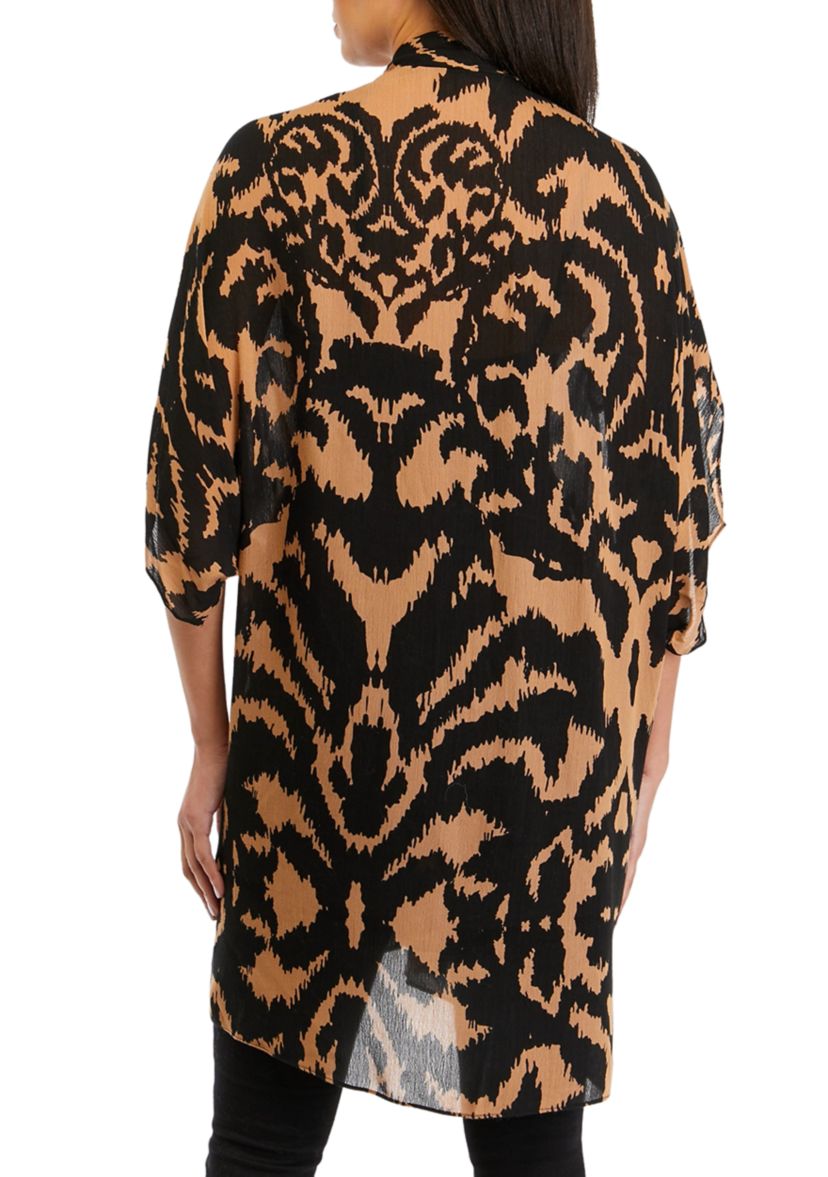 Womens Animal Print Topper