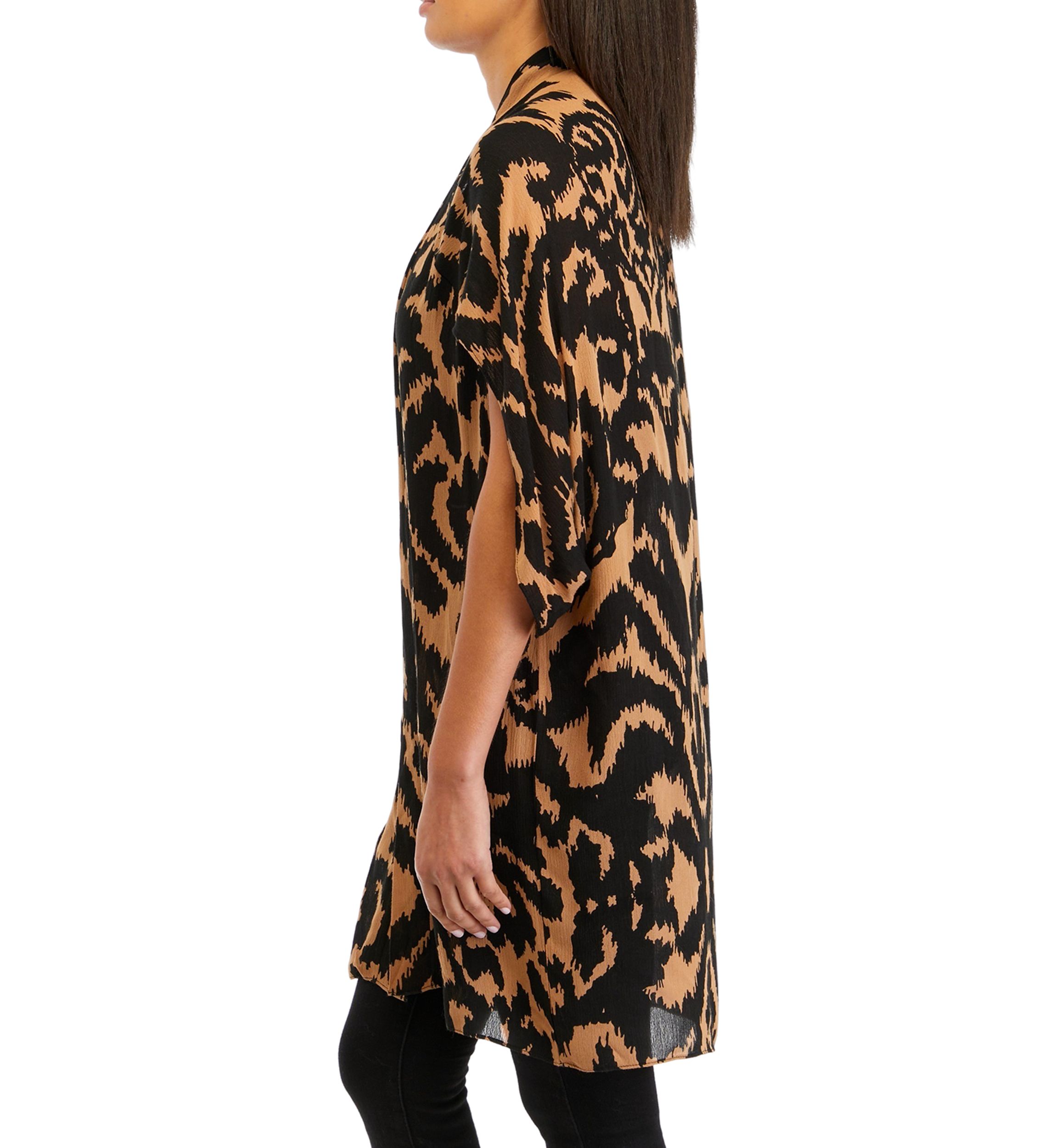 Womens Animal Print Topper