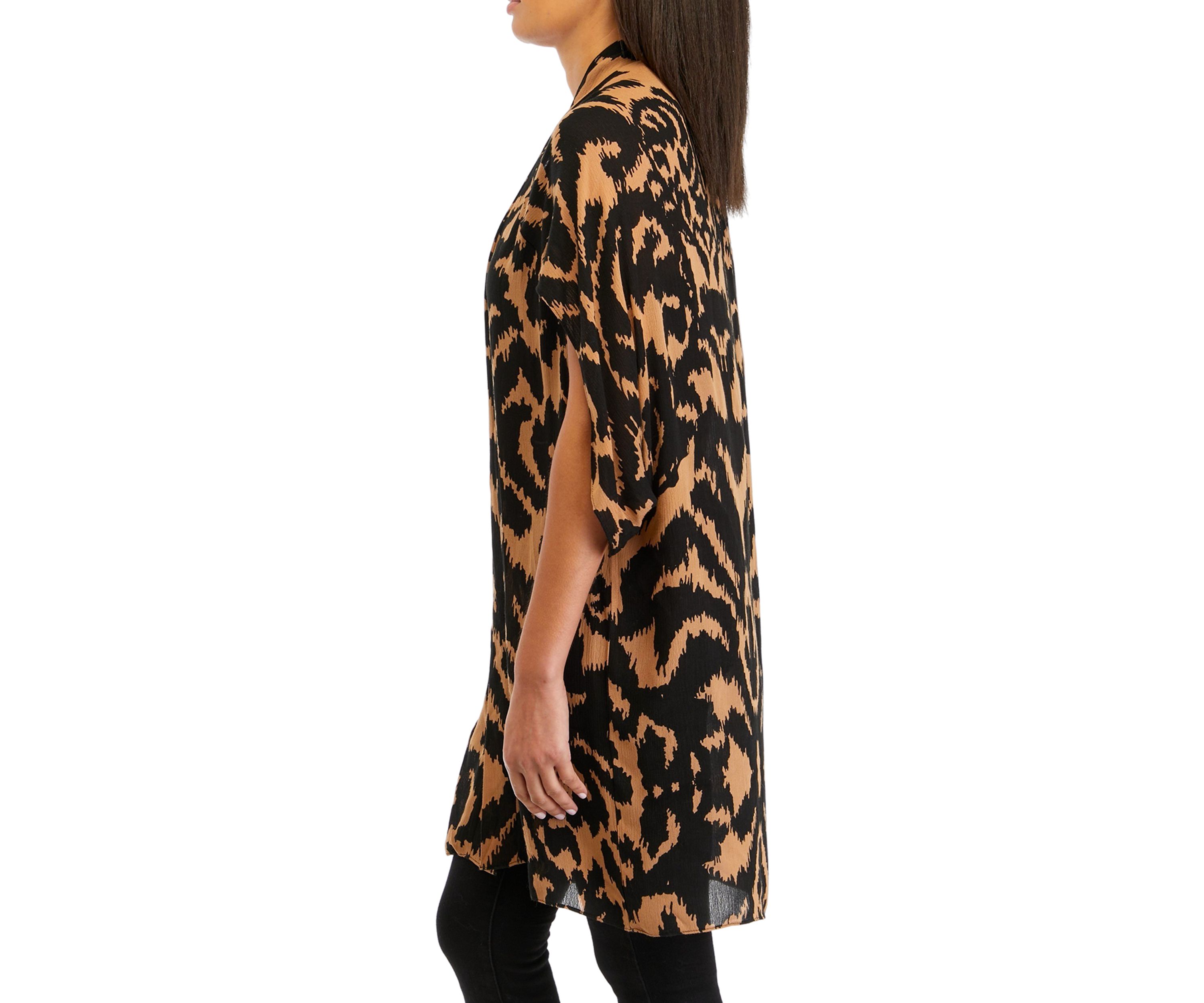 Womens Animal Print Topper
