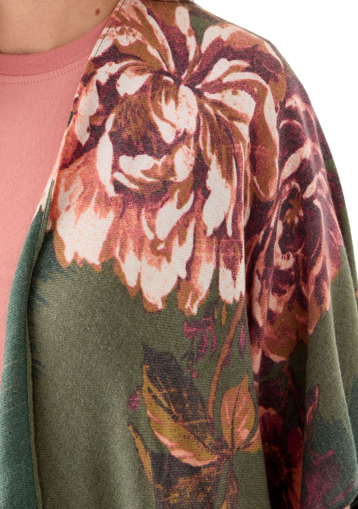 Womens Super Soft Tapestry Rose Topper