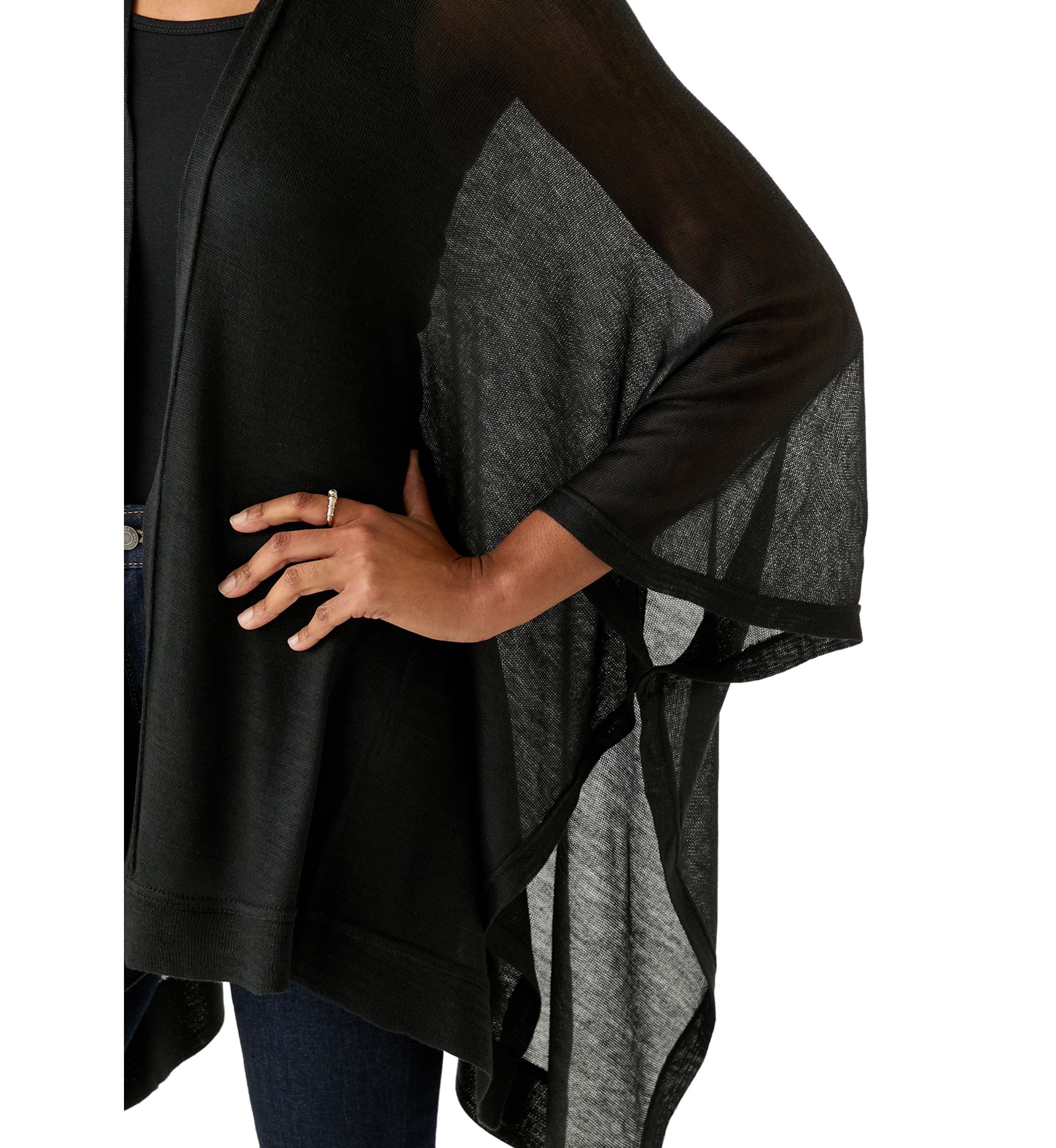Womens Lightweight Knit Topper