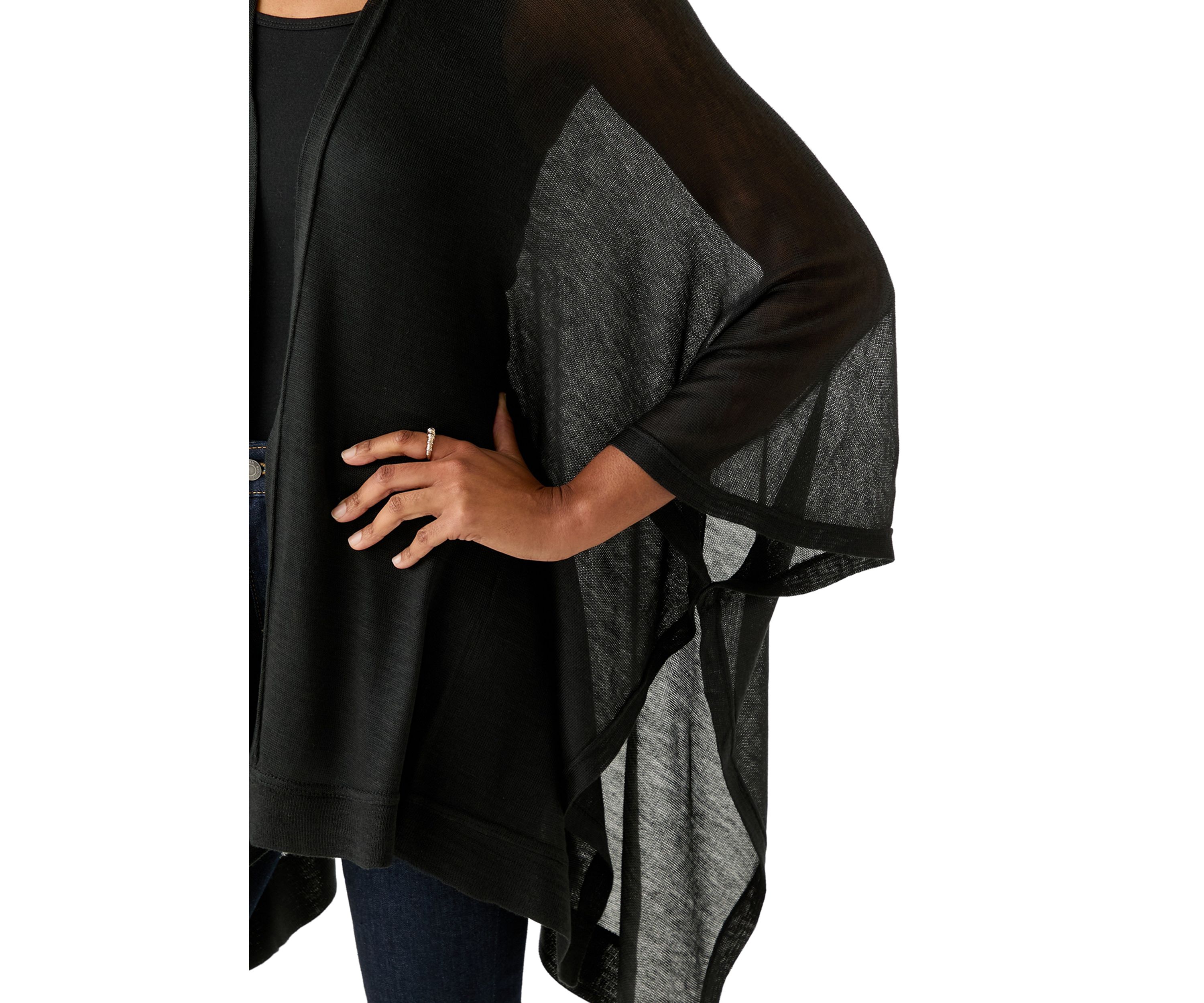 Womens Lightweight Knit Topper