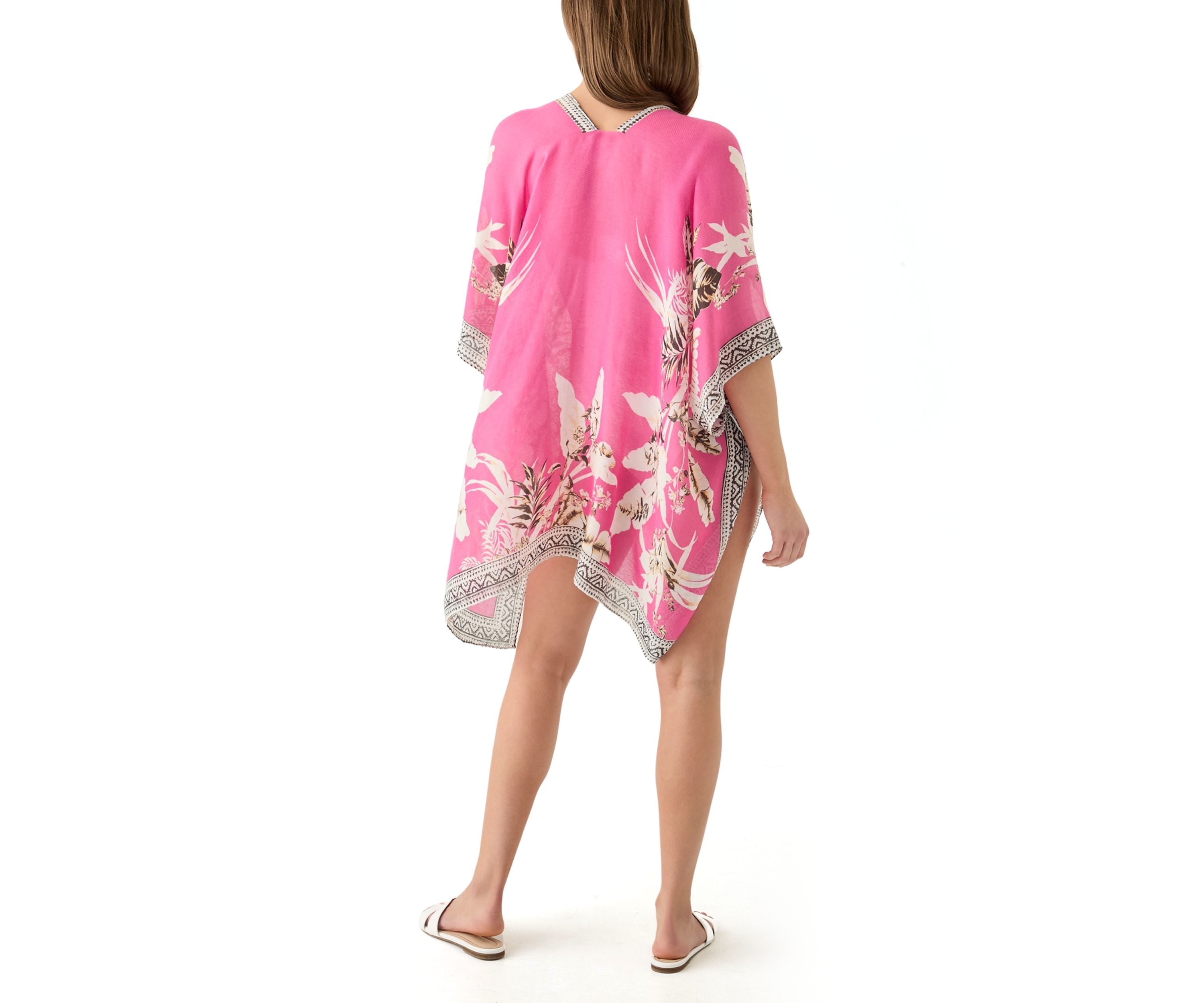 Banana Print Duster and Hat Set