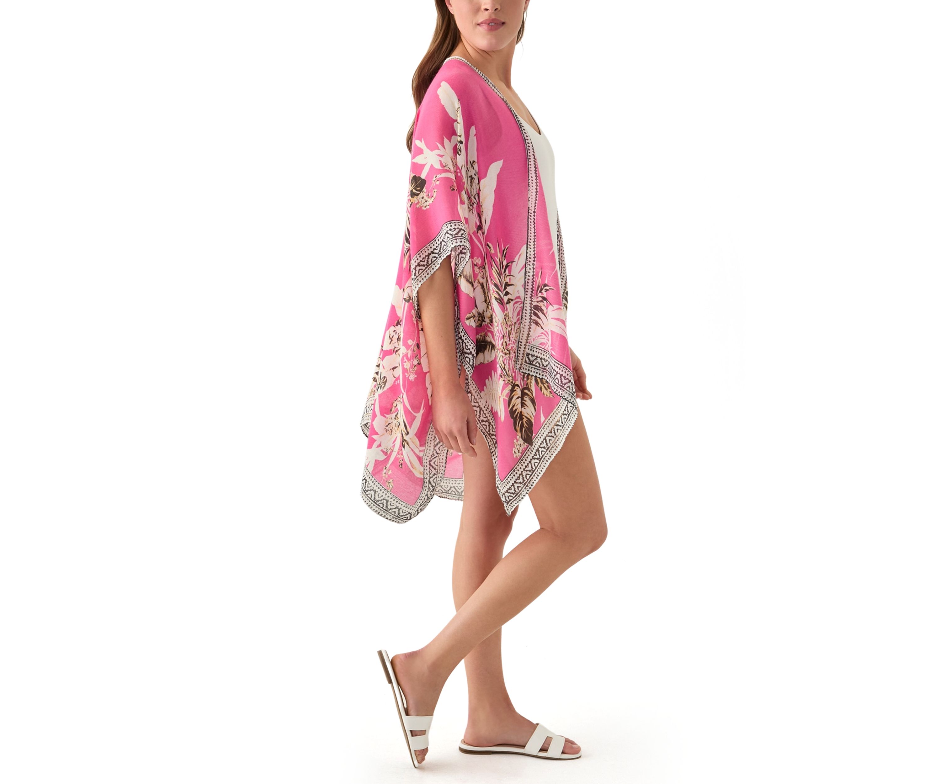 Banana Print Duster and Hat Set