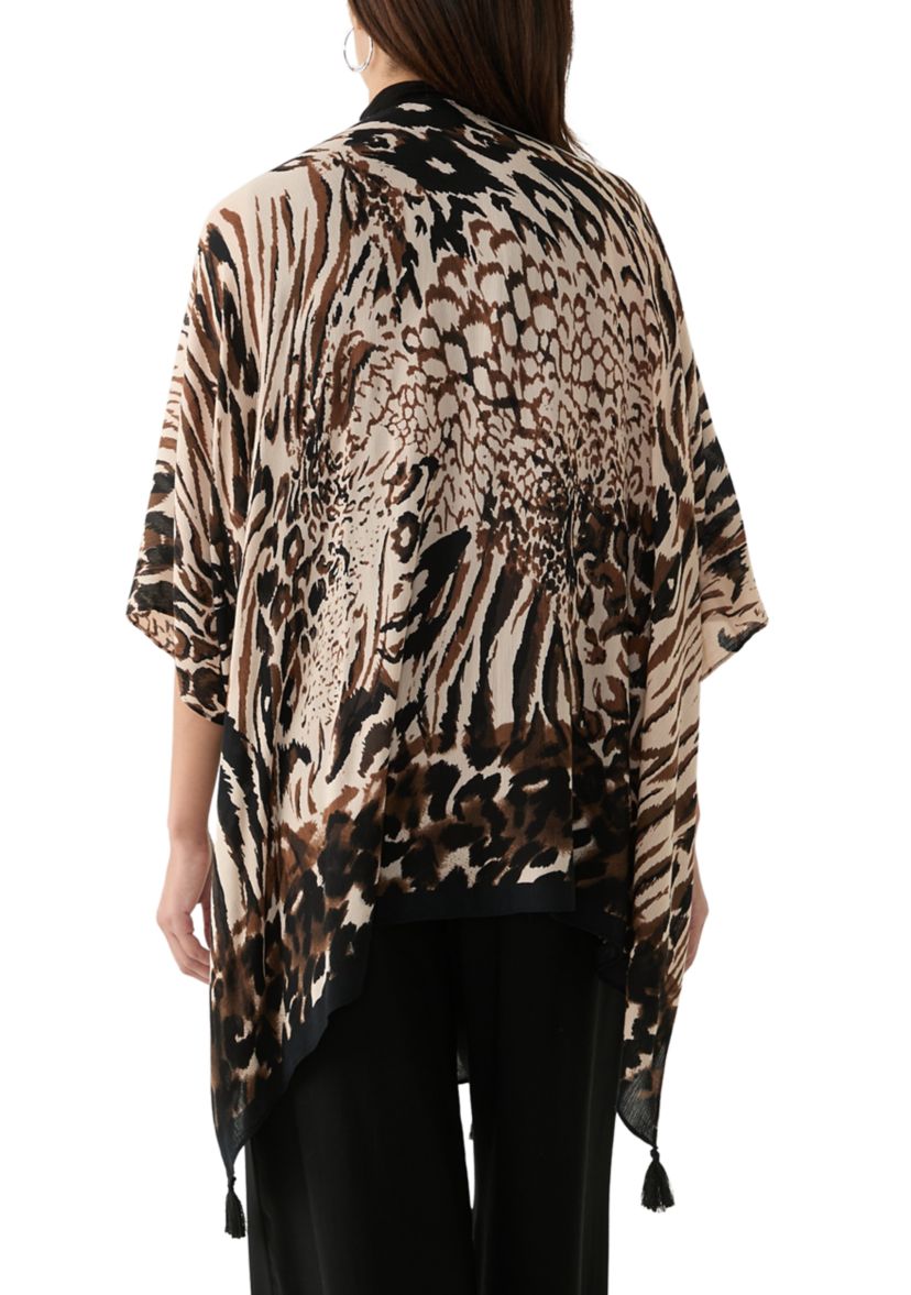 Womens Animal Mixed Printed Topper