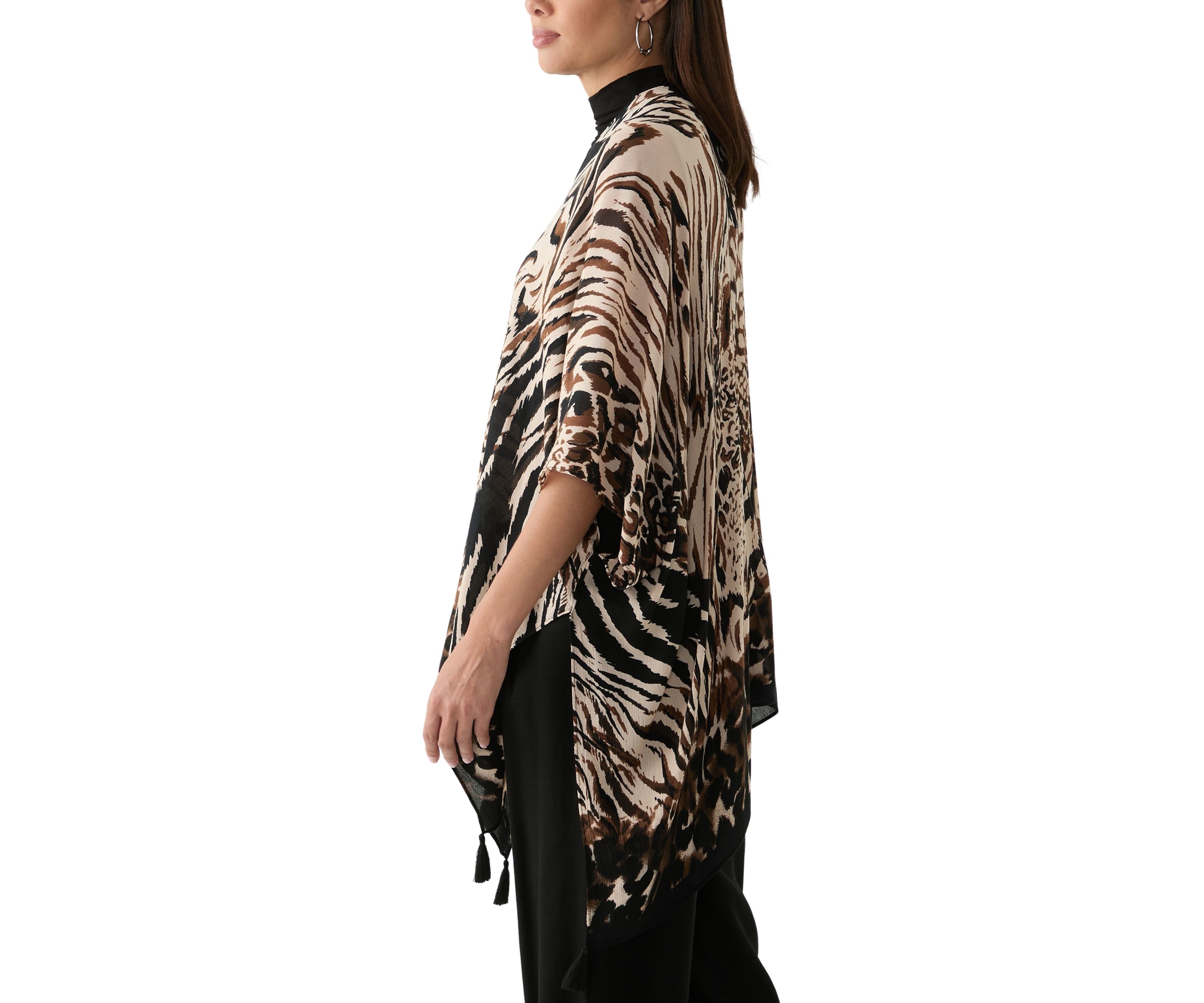 Womens Animal Mixed Printed Topper