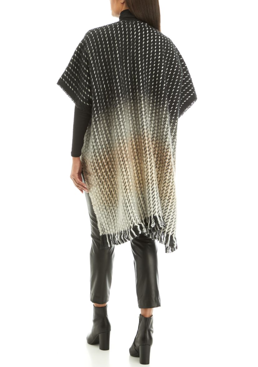 Ombré Stripe Twill Topper