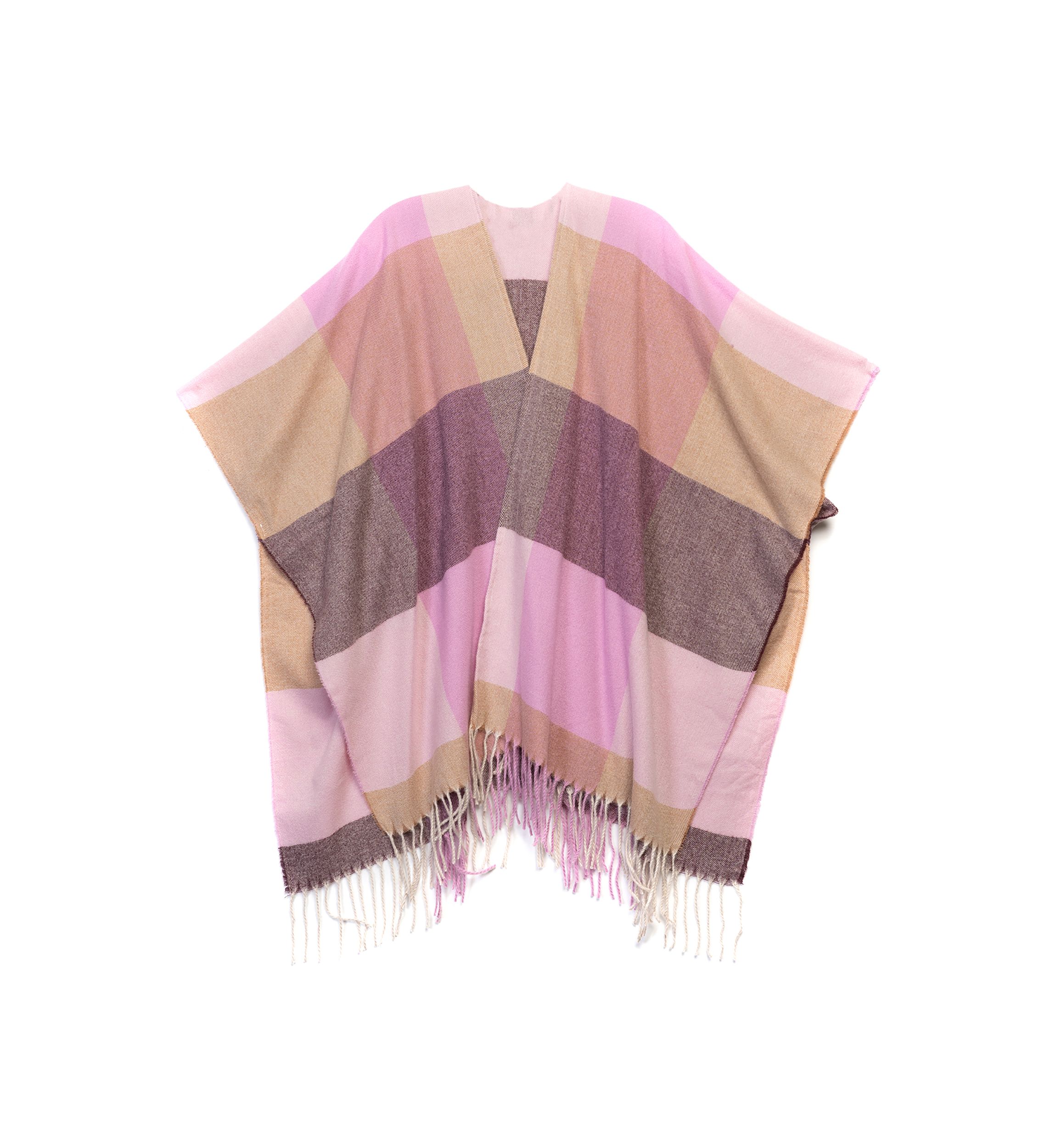 Color Blocked Plaid Super Soft Topper