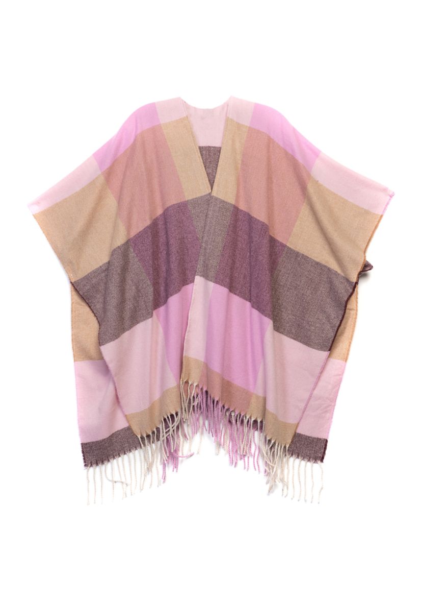 Color Blocked Plaid Super Soft Topper