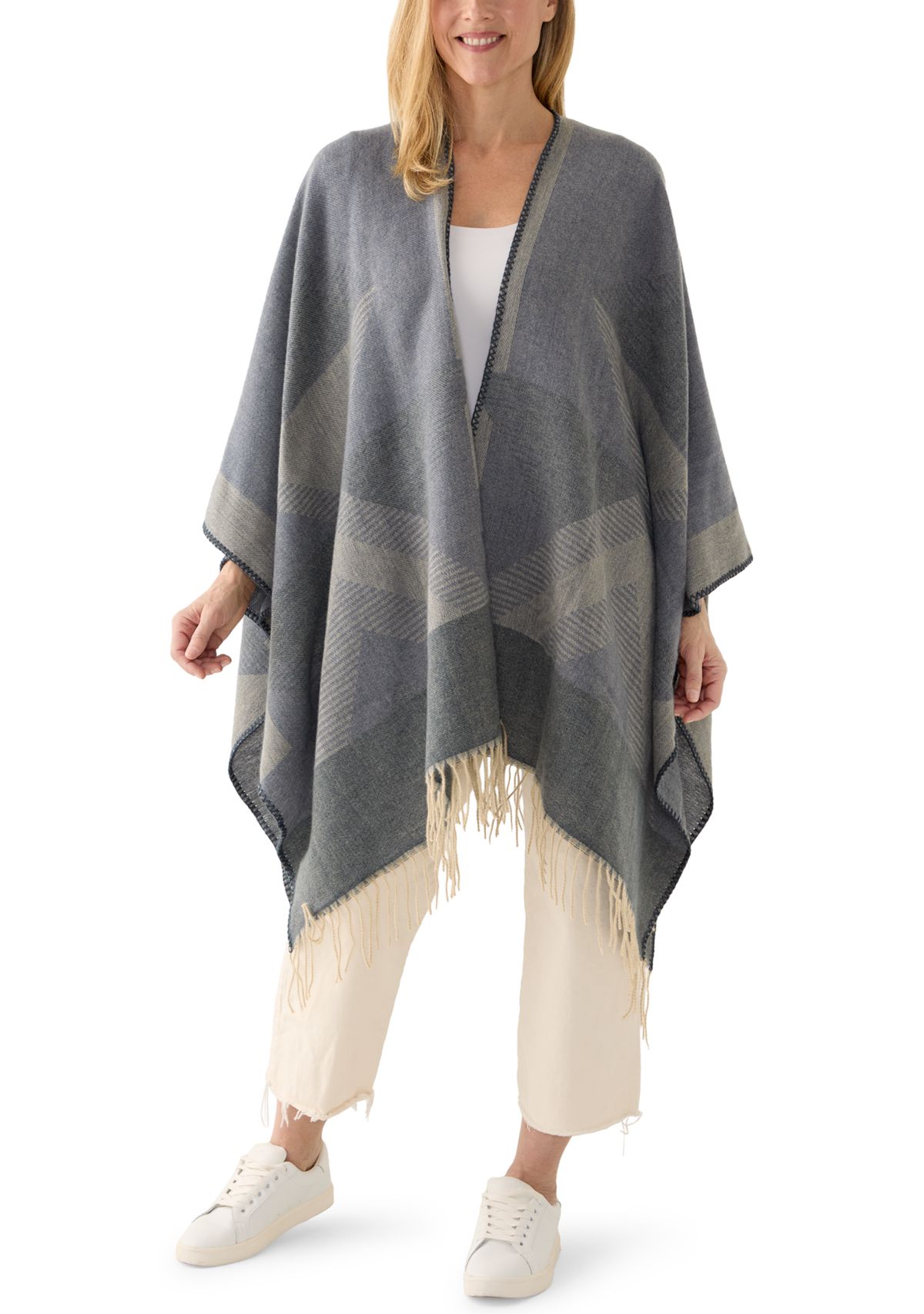 Womens Western Geometric Print Feathersoft Topper