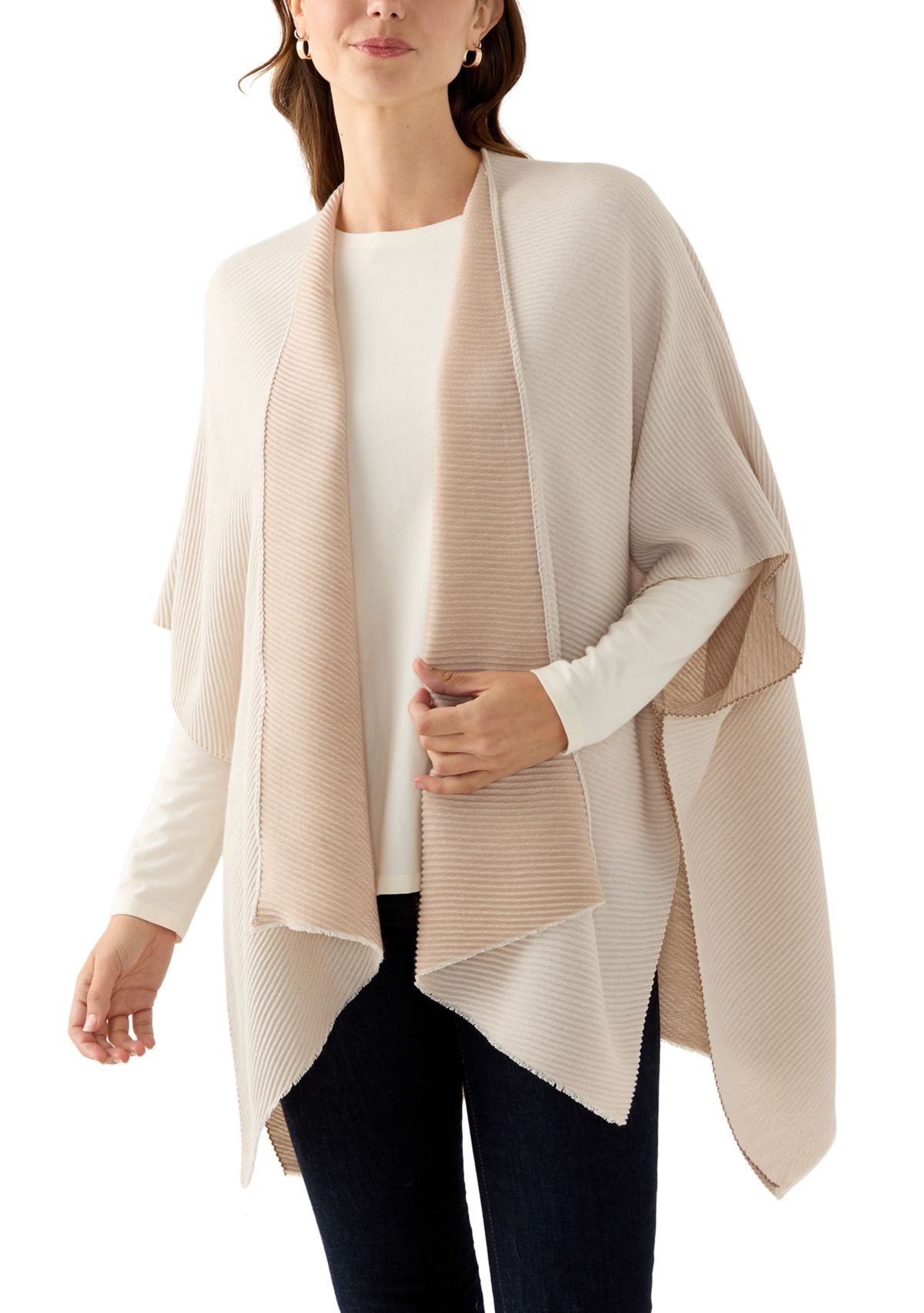 Womens Reversible Pleat Topper