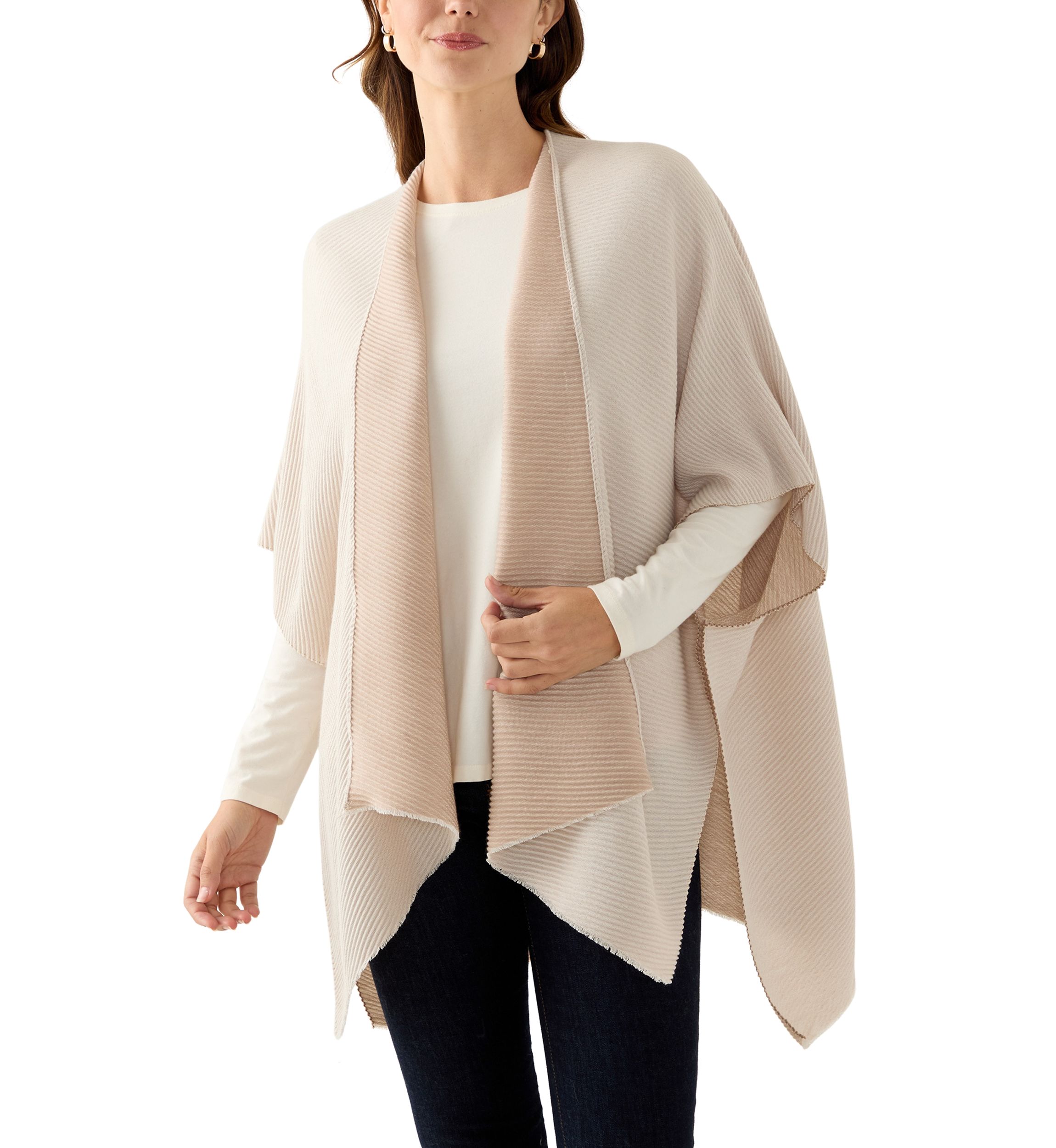 Womens Reversible Pleat Topper