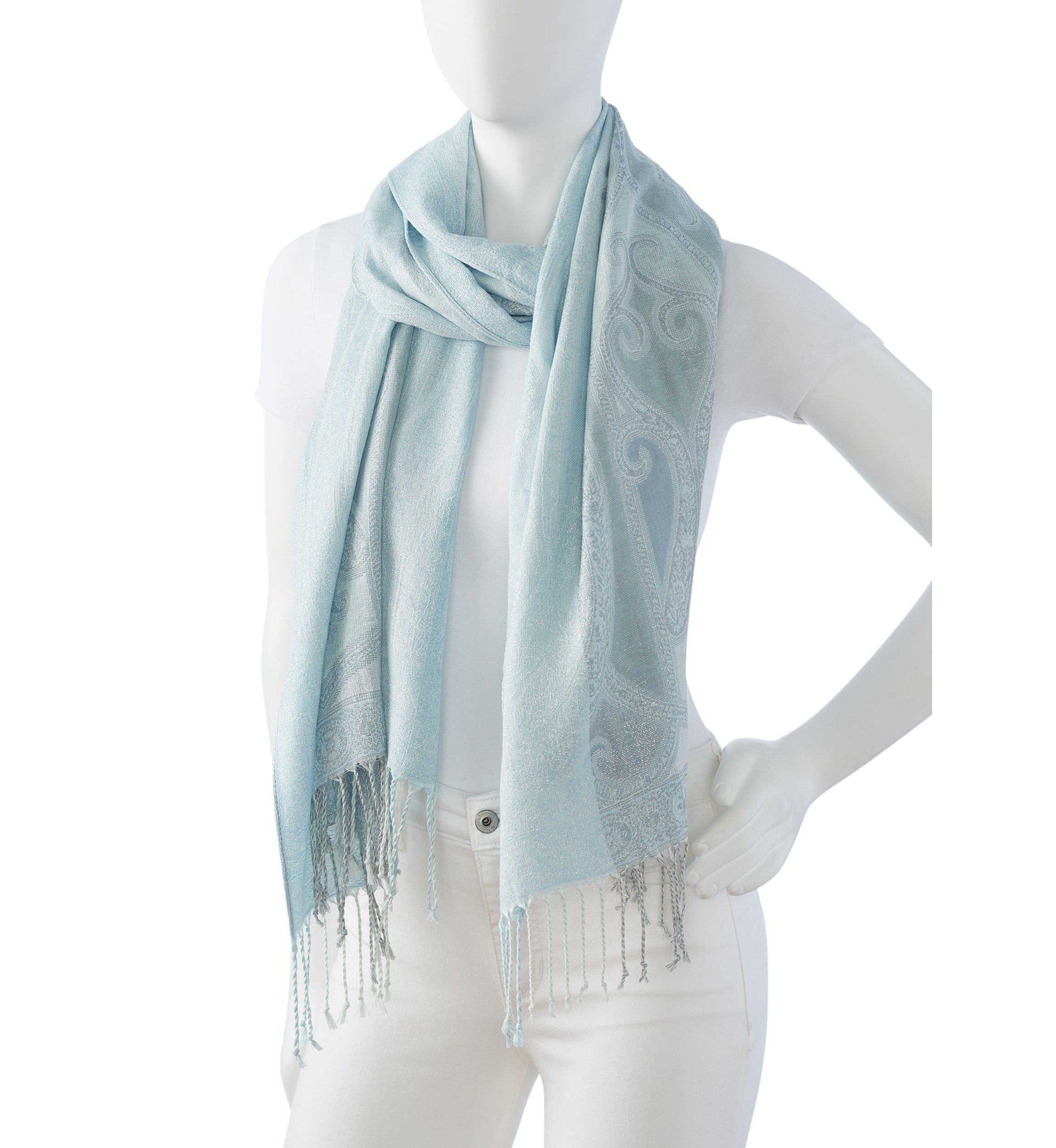 Allover Paisley Scarf 