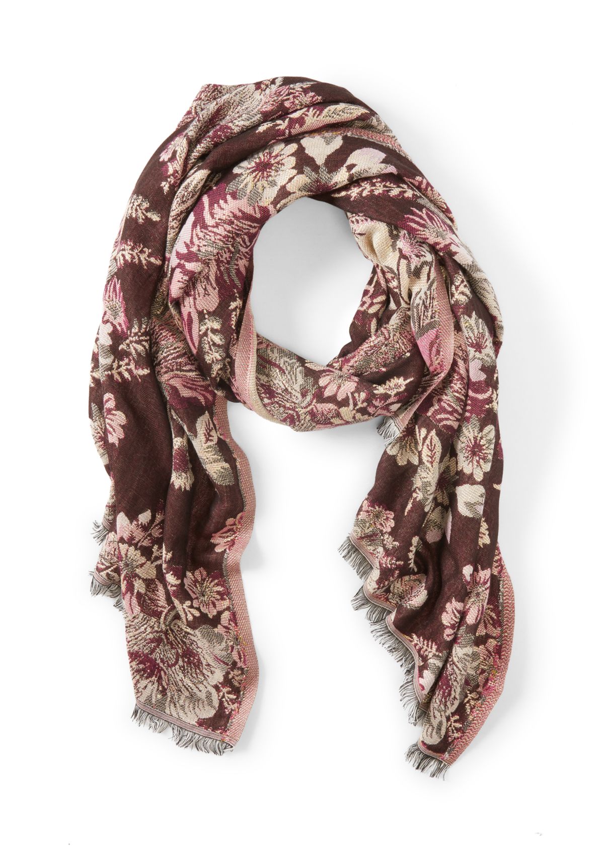 Dusky Meadow Jacquard Scarf