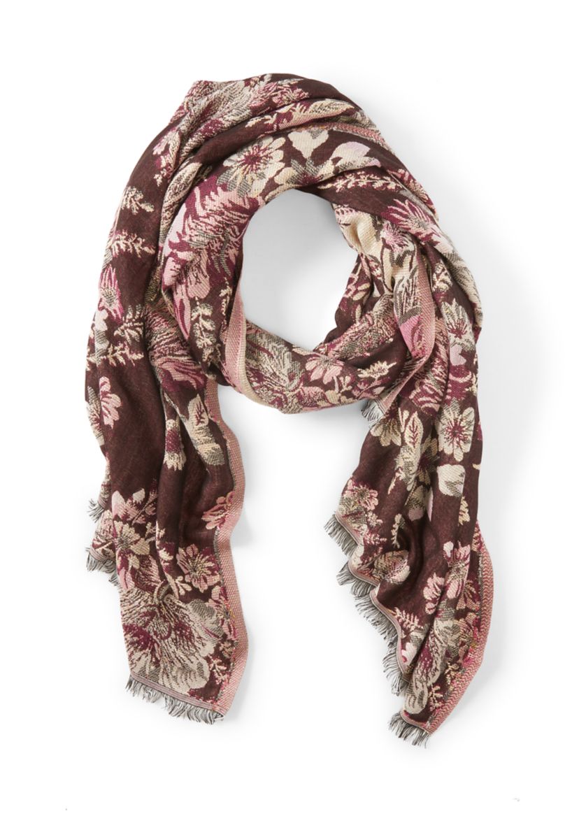 Dusky Meadow Jacquard Scarf