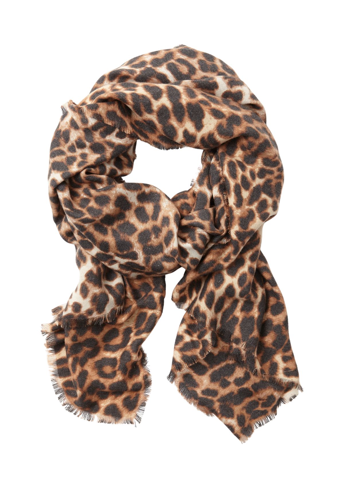 Super Soft Hazy Leopard Wrap Scarf