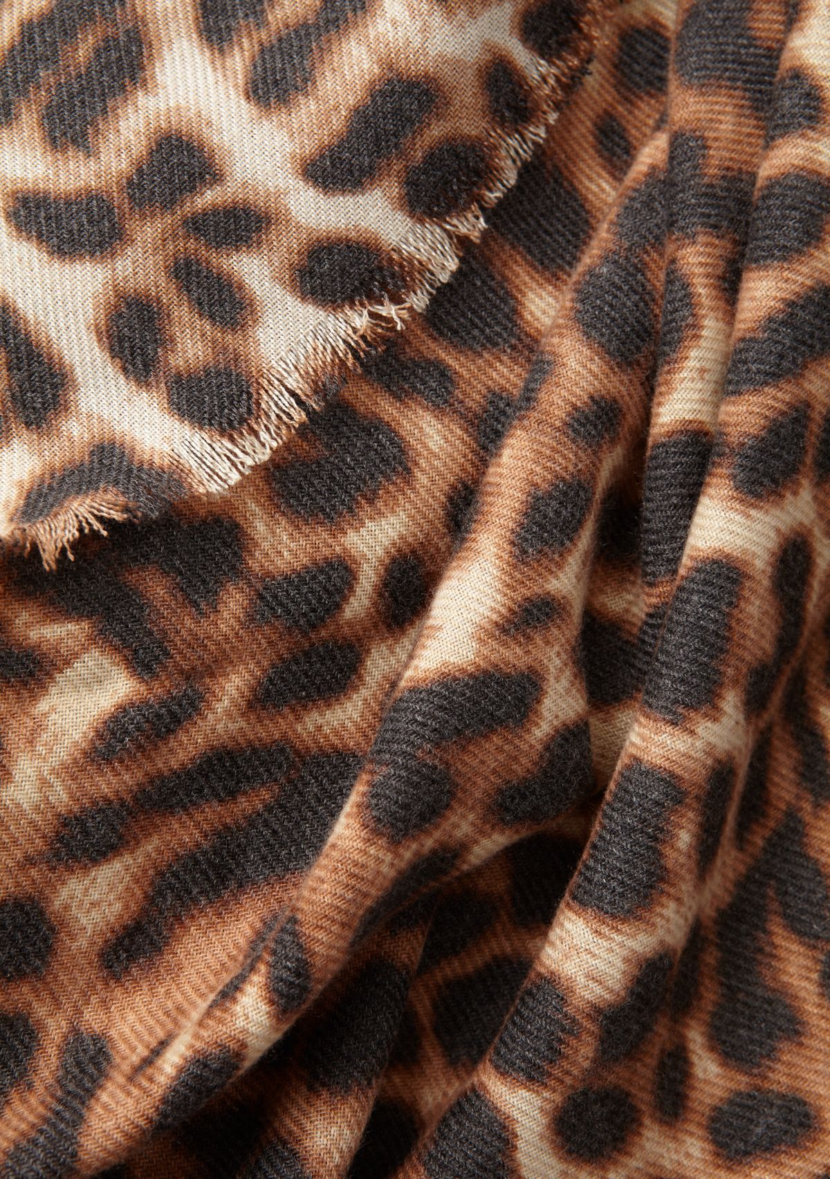 Super Soft Hazy Leopard Wrap Scarf