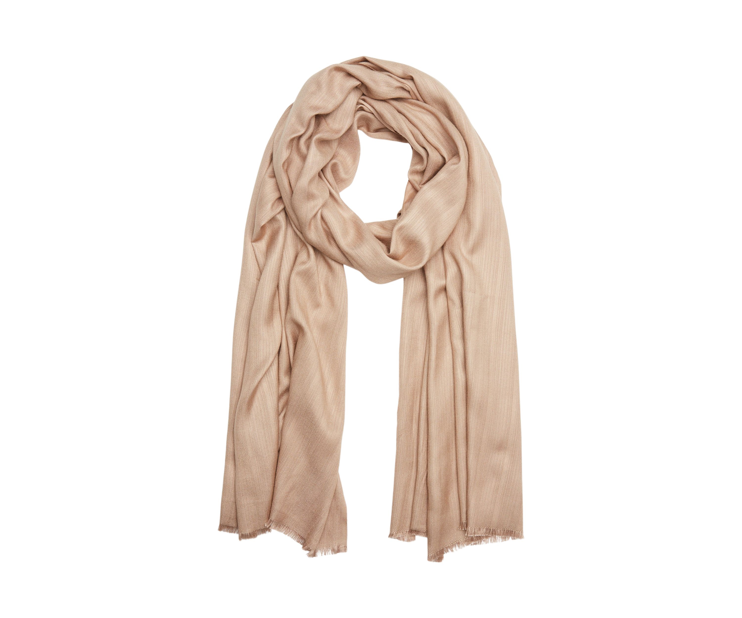 Heavy Rib Slub Wrap Scarf
